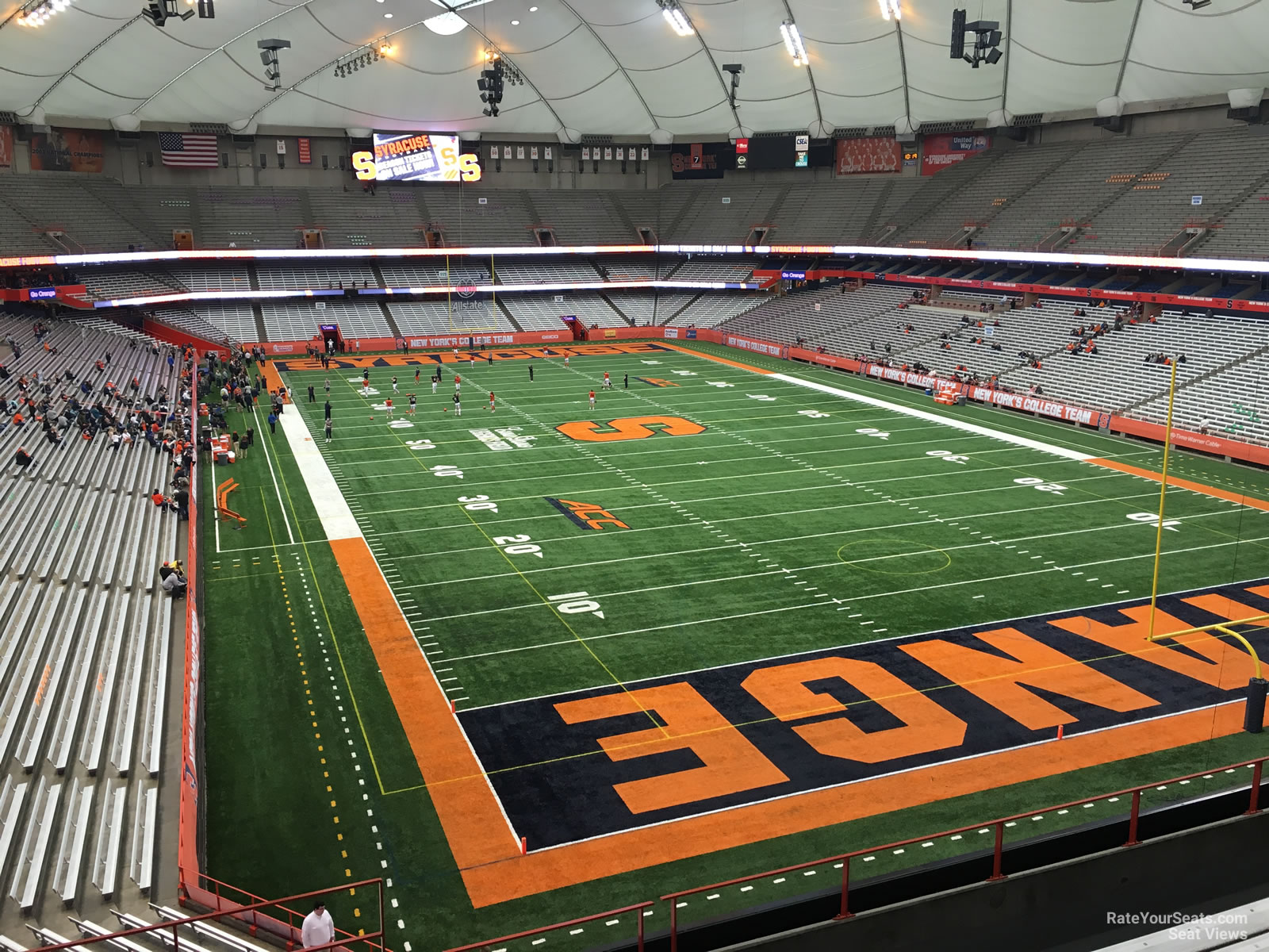 section 330, row p seat view  for football - carrier dome