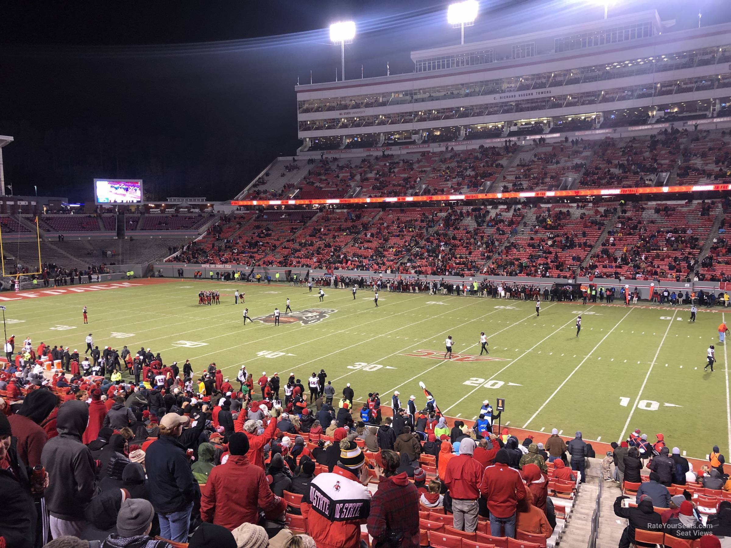 section 2, row ff seat view  for football - carter-finley stadium