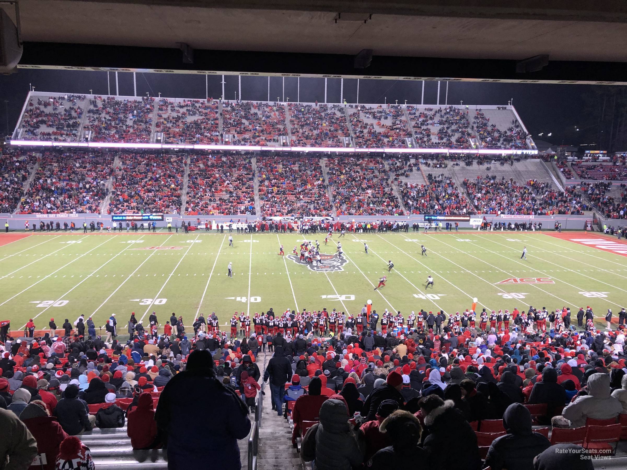 section 21, row rr seat view  - carter-finley stadium