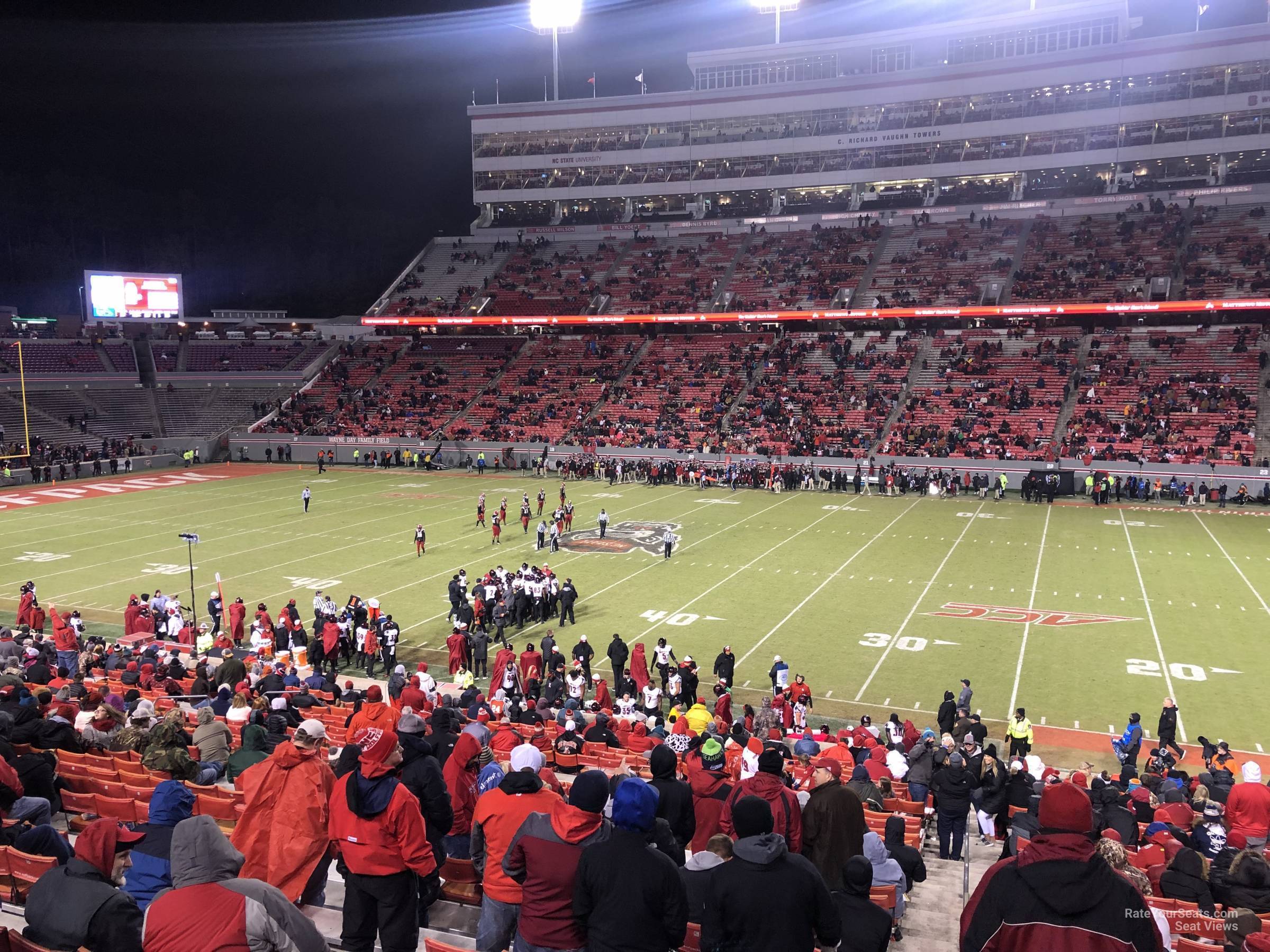 section 3, row ff seat view  - carter-finley stadium
