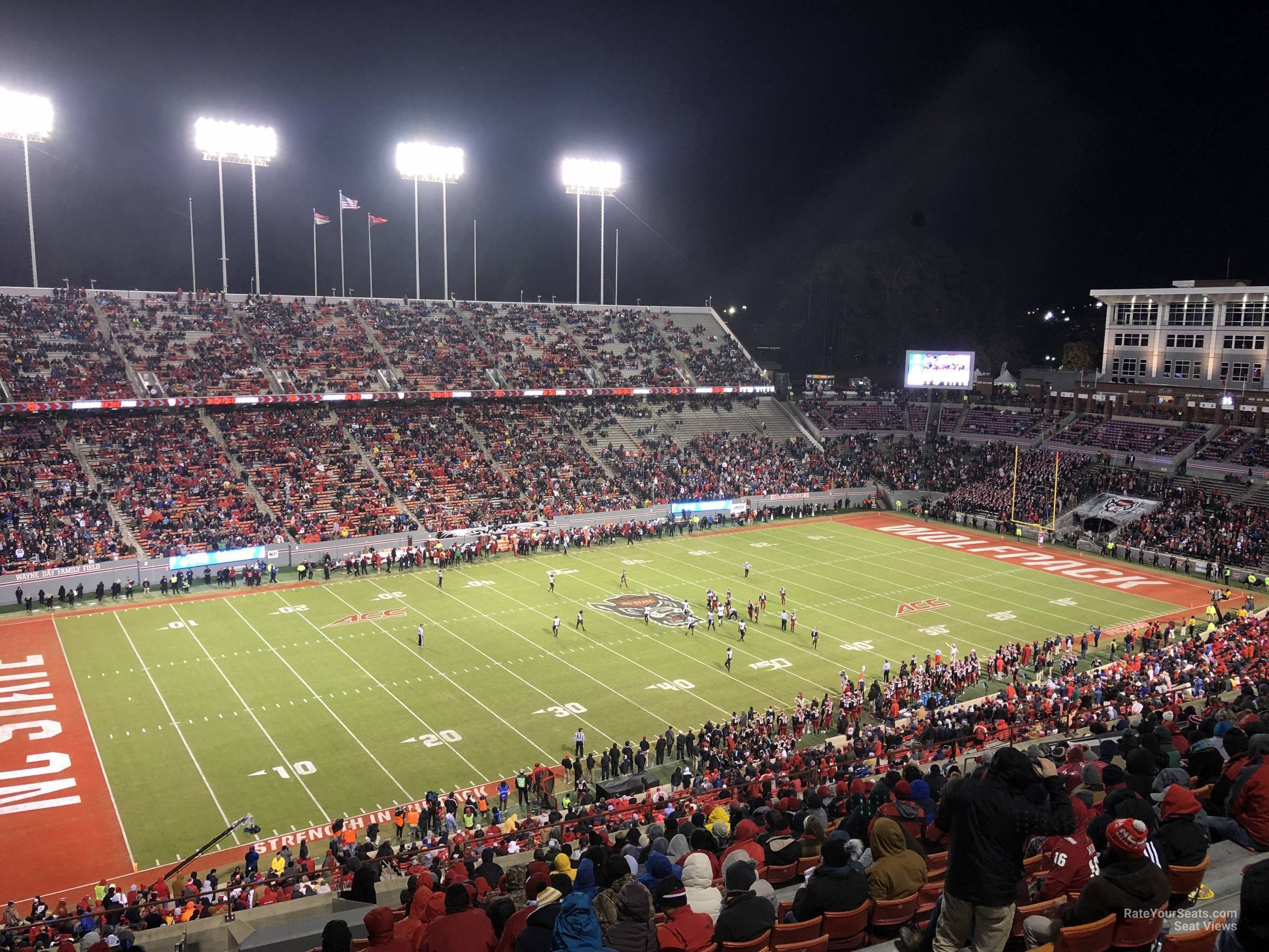 section 31, row z seat view  - carter-finley stadium