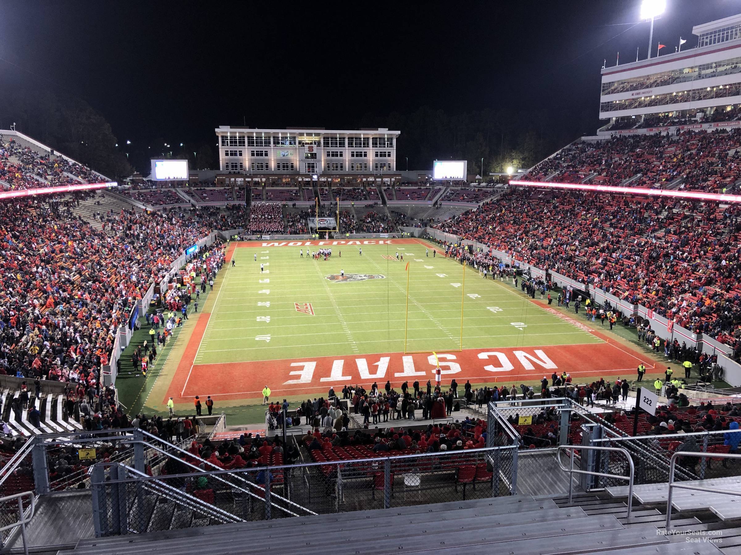 section 324, row l seat view  - carter-finley stadium