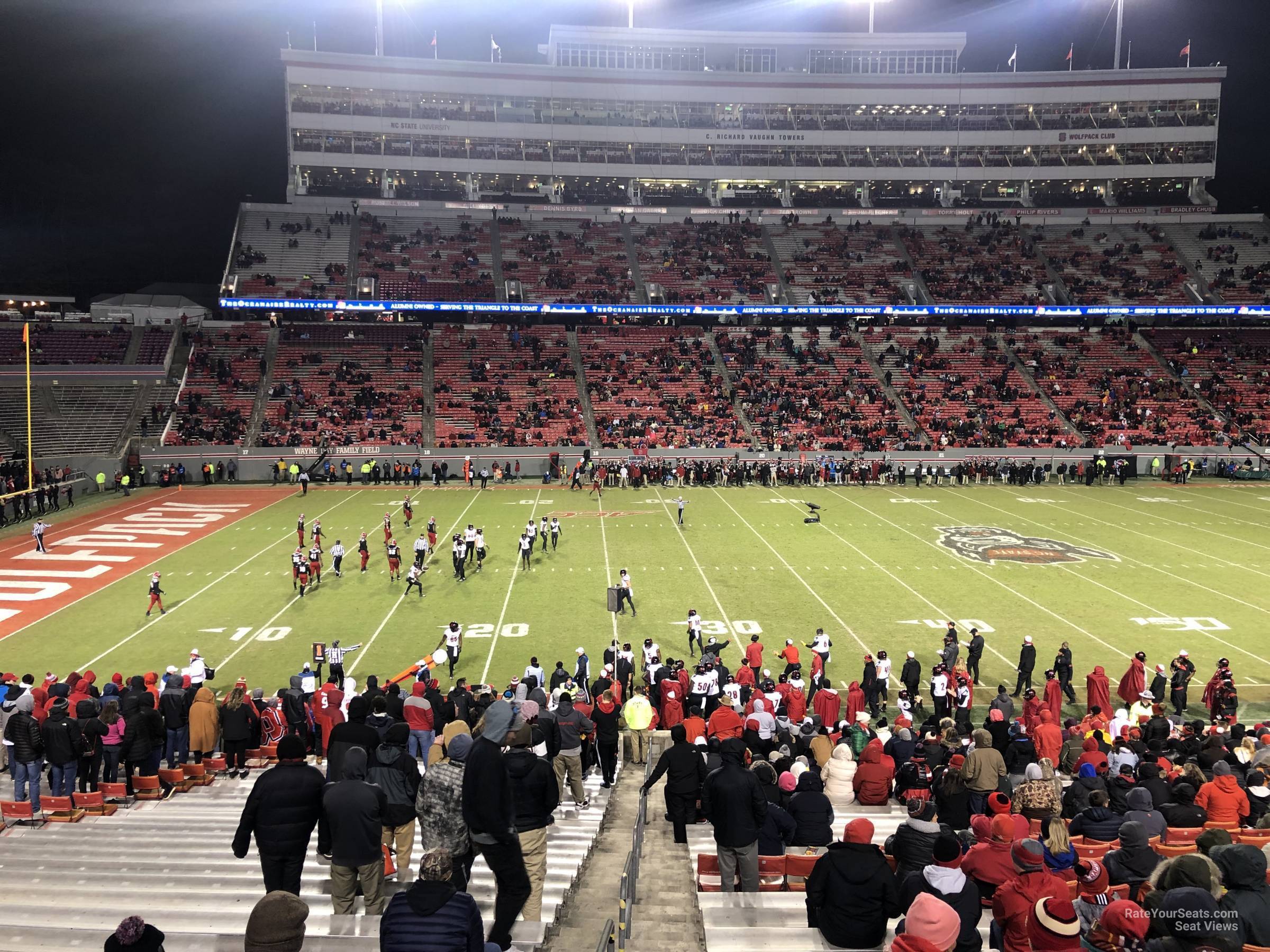 section 6, row ff seat view  - carter-finley stadium