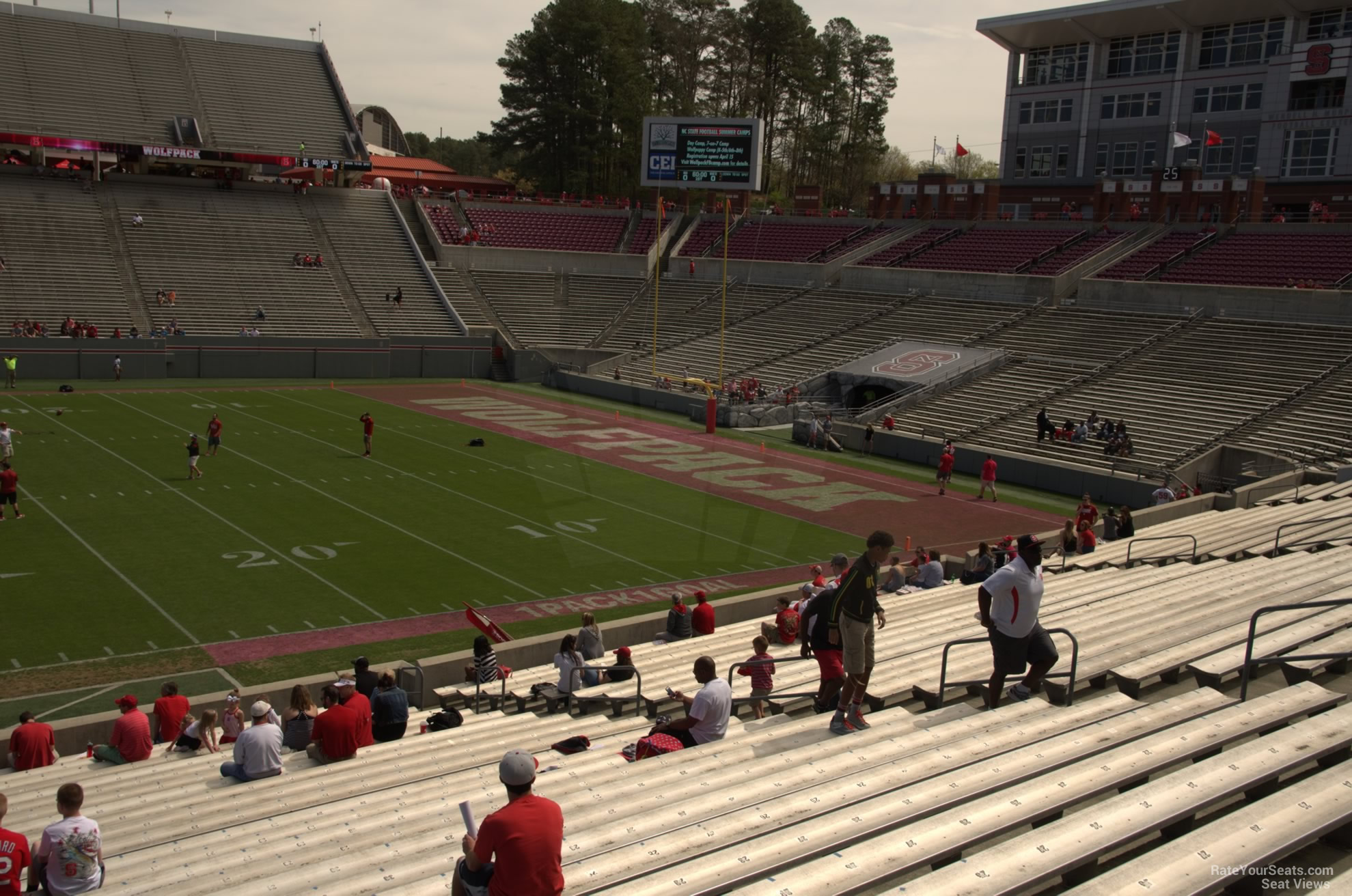 Carter Finley Stadium Seating Chart Rows