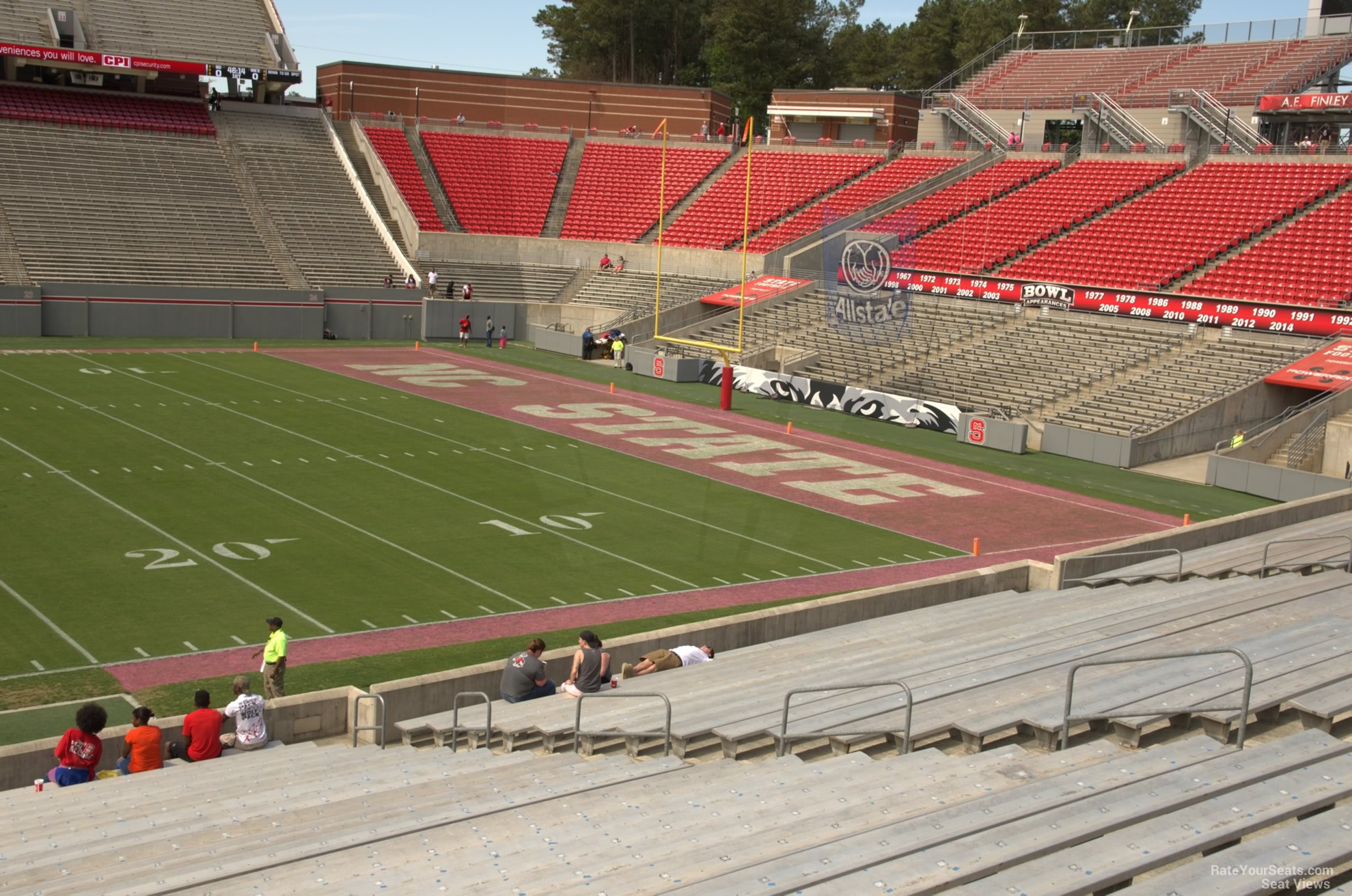 Carter Finley Stadium Seating Chart 2011