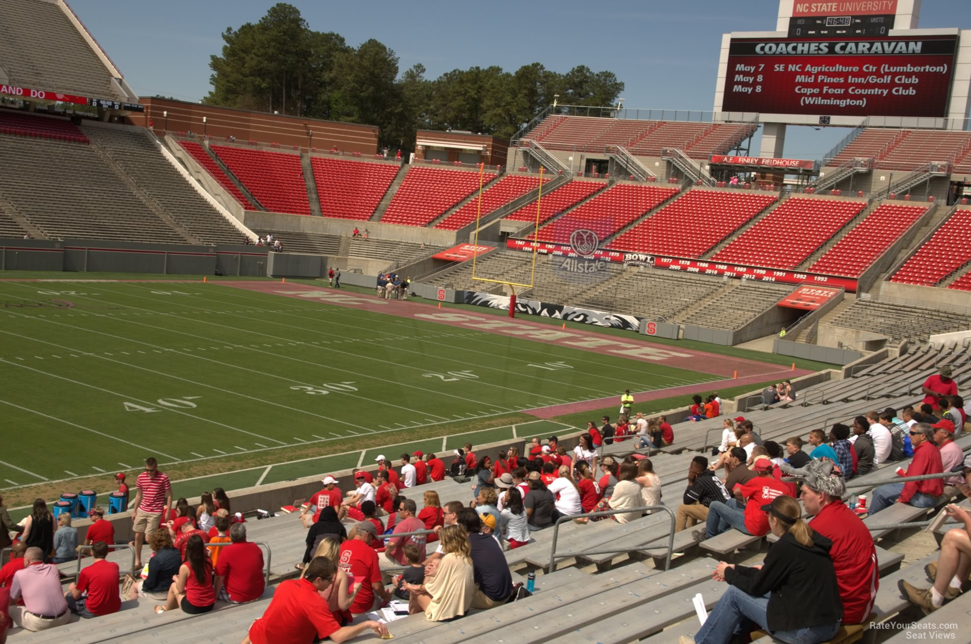 Carter Finley Detailed Seating Chart