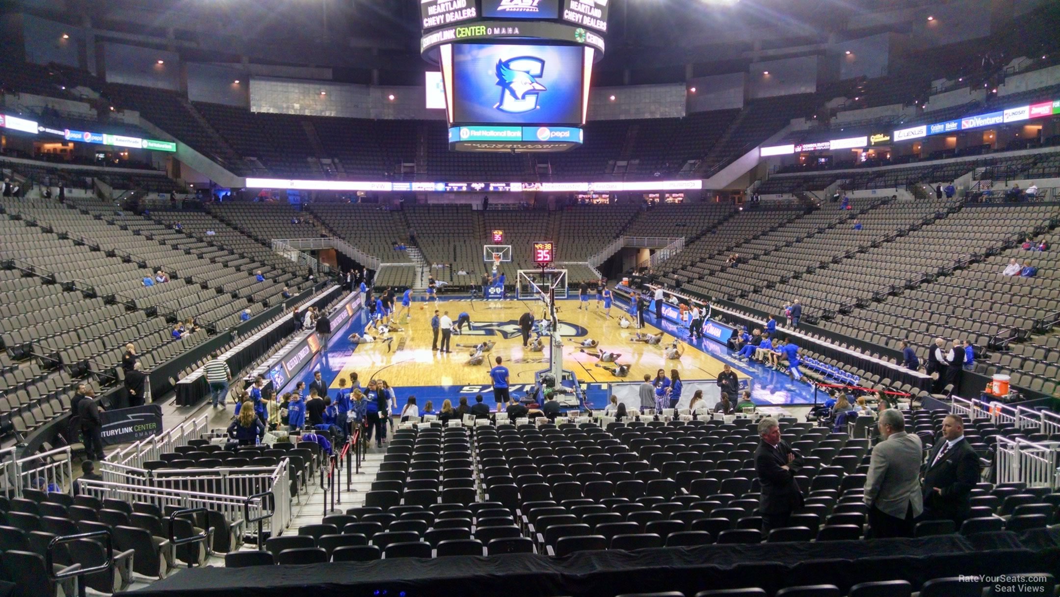 chi health center omaha section 128 creighton basketball centurylink omaha seating chart concert