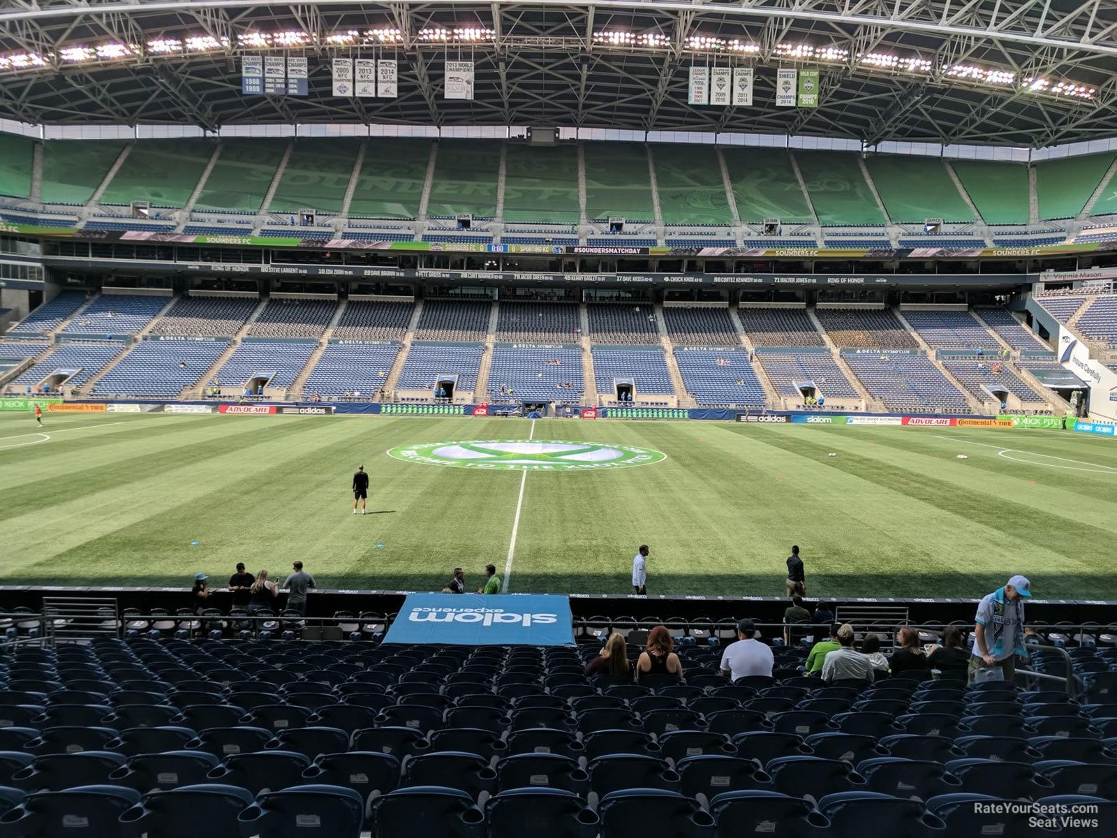section 109, row r seat view  for soccer - lumen field