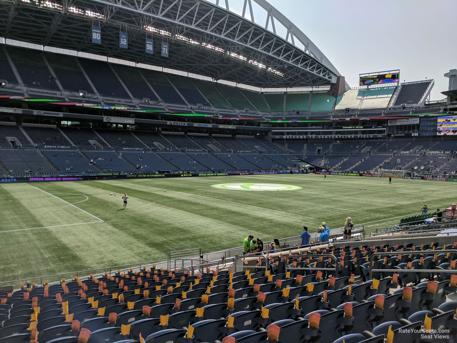 section 139, row r seat view  for soccer - lumen field