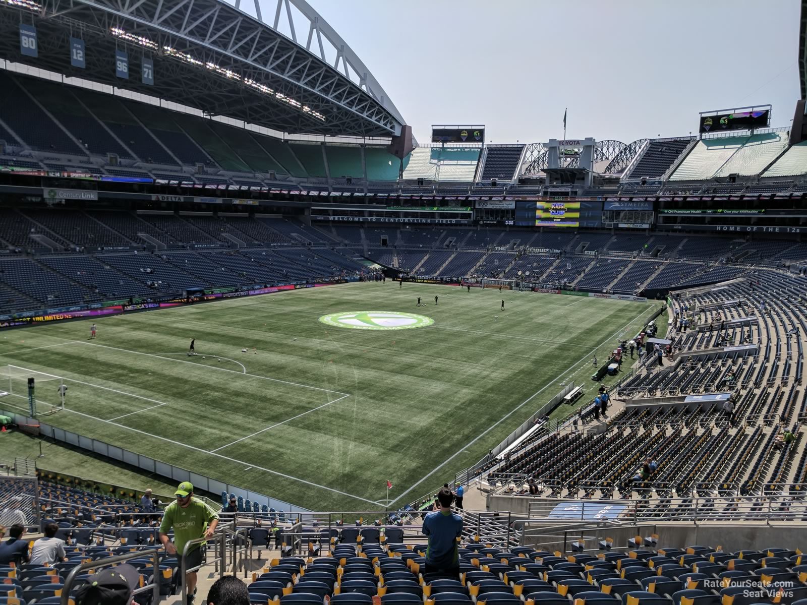 section 143, row y seat view  for soccer - lumen field