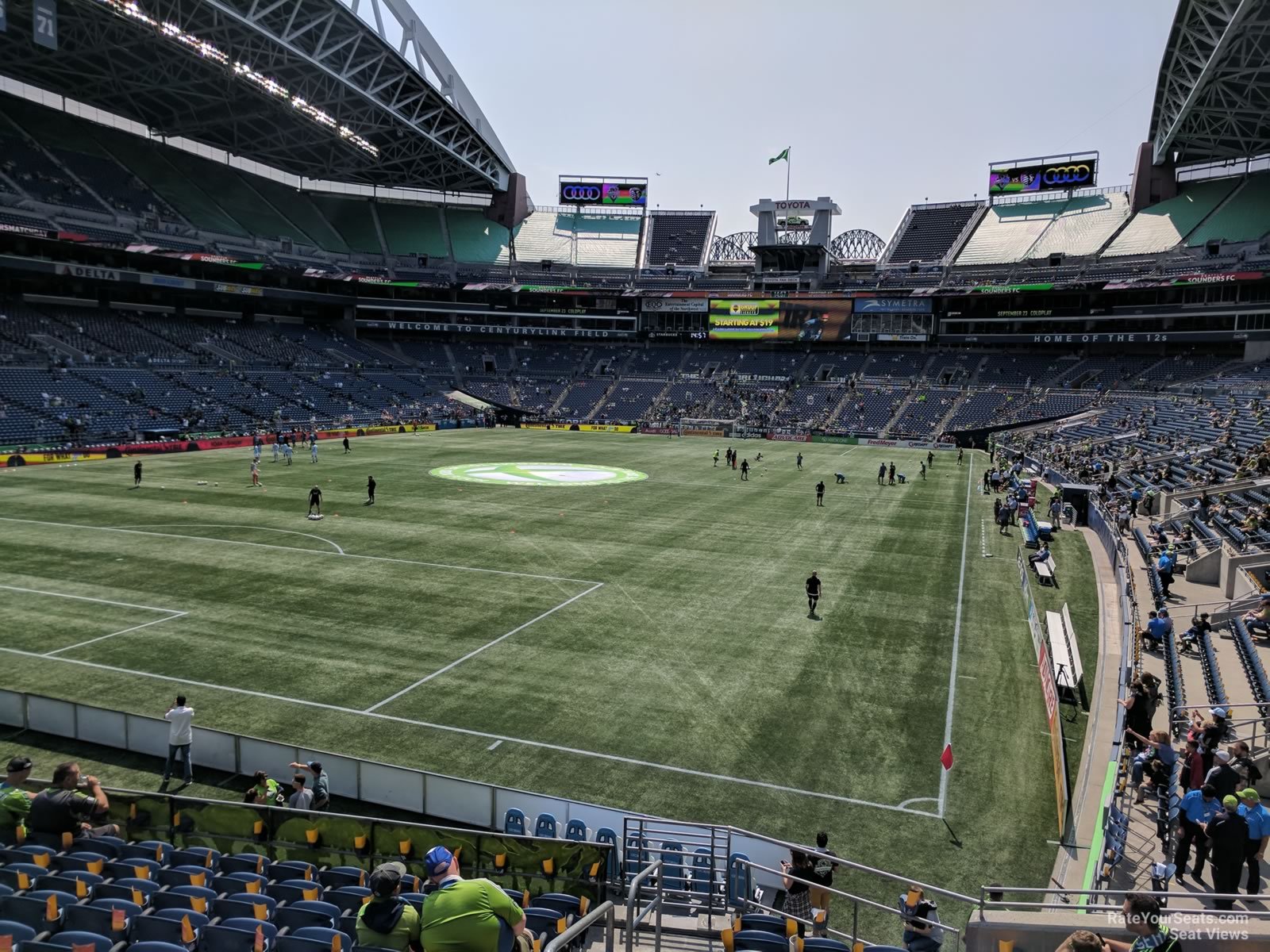 section 144, row j seat view  for soccer - lumen field