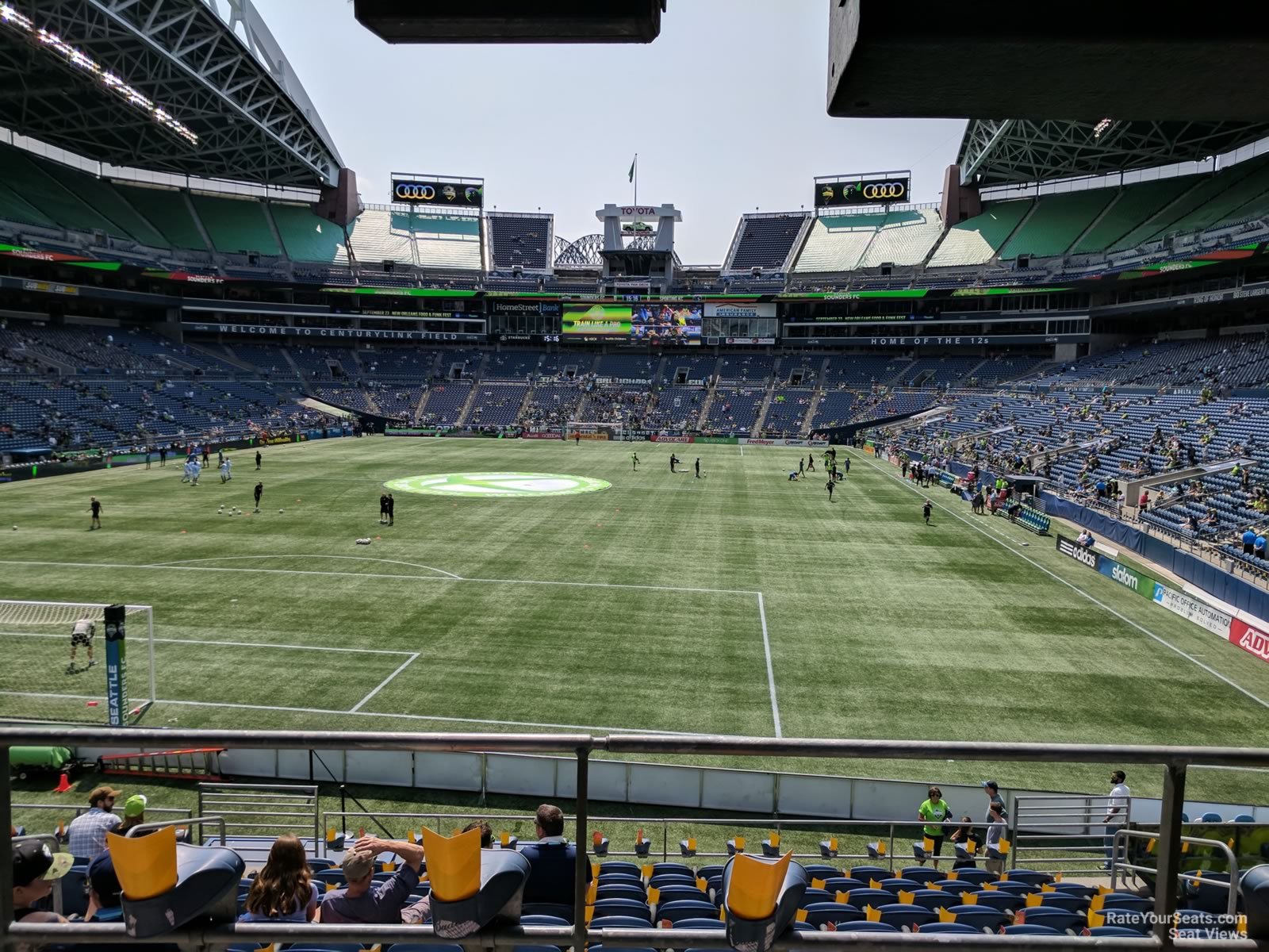 section 146, row j seat view  for soccer - lumen field