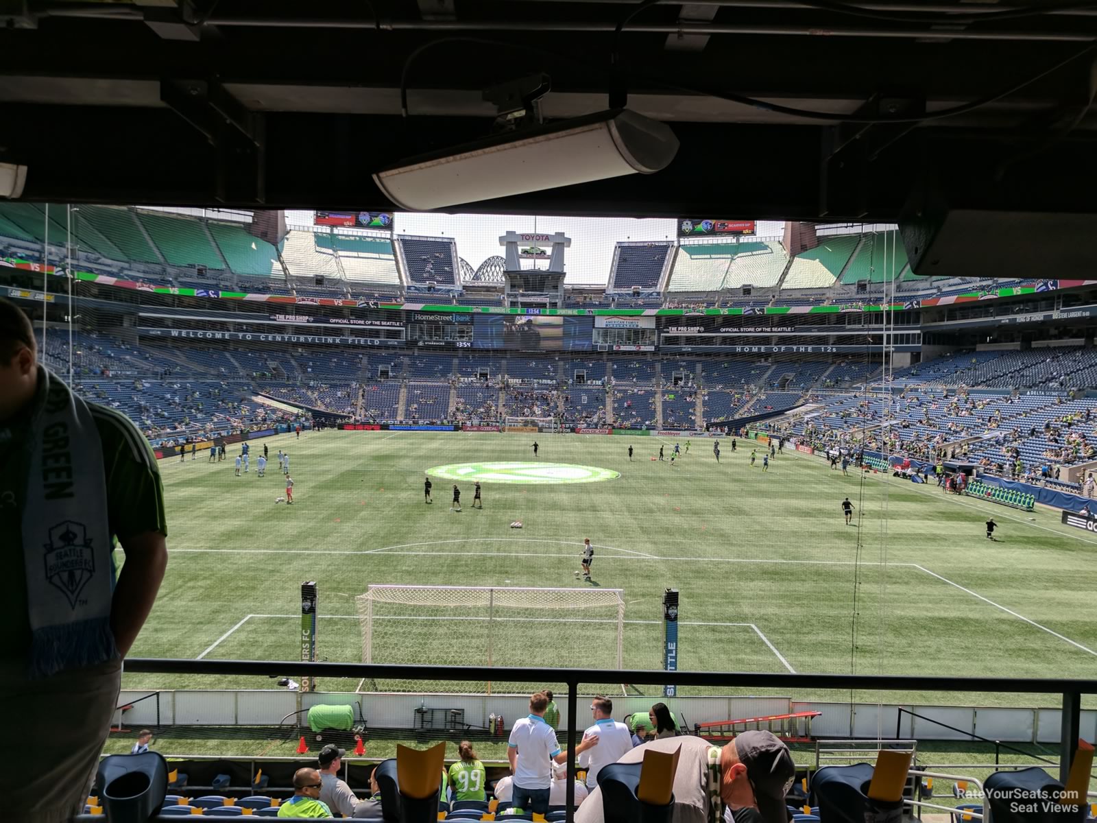 section 148, row j seat view  for soccer - lumen field
