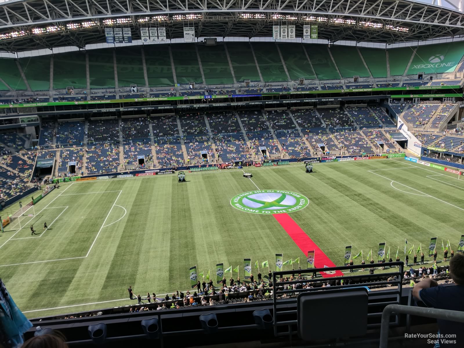 section 311, row d seat view  for soccer - lumen field