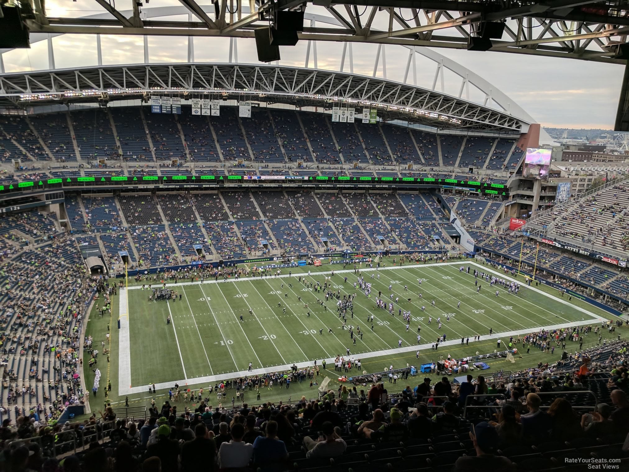 section 313, row jj seat view  for football - lumen field