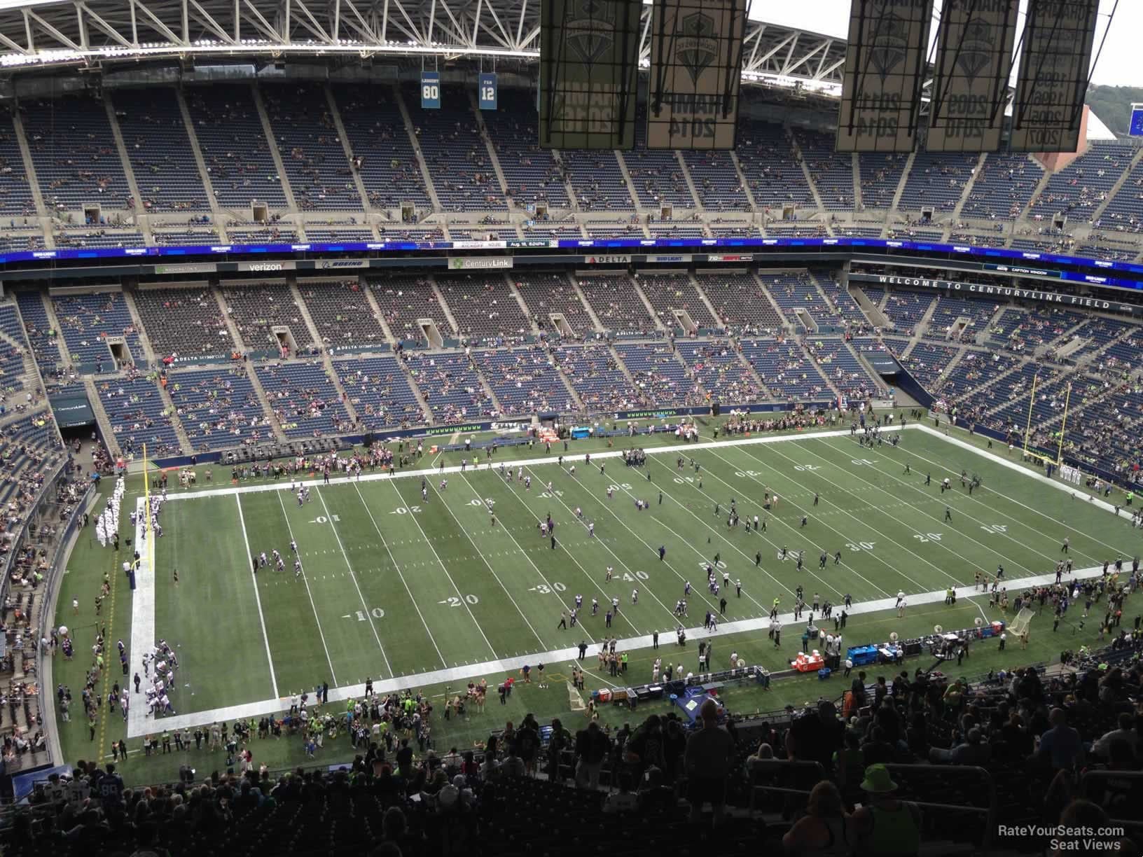 section 339, row jj seat view  for football - lumen field