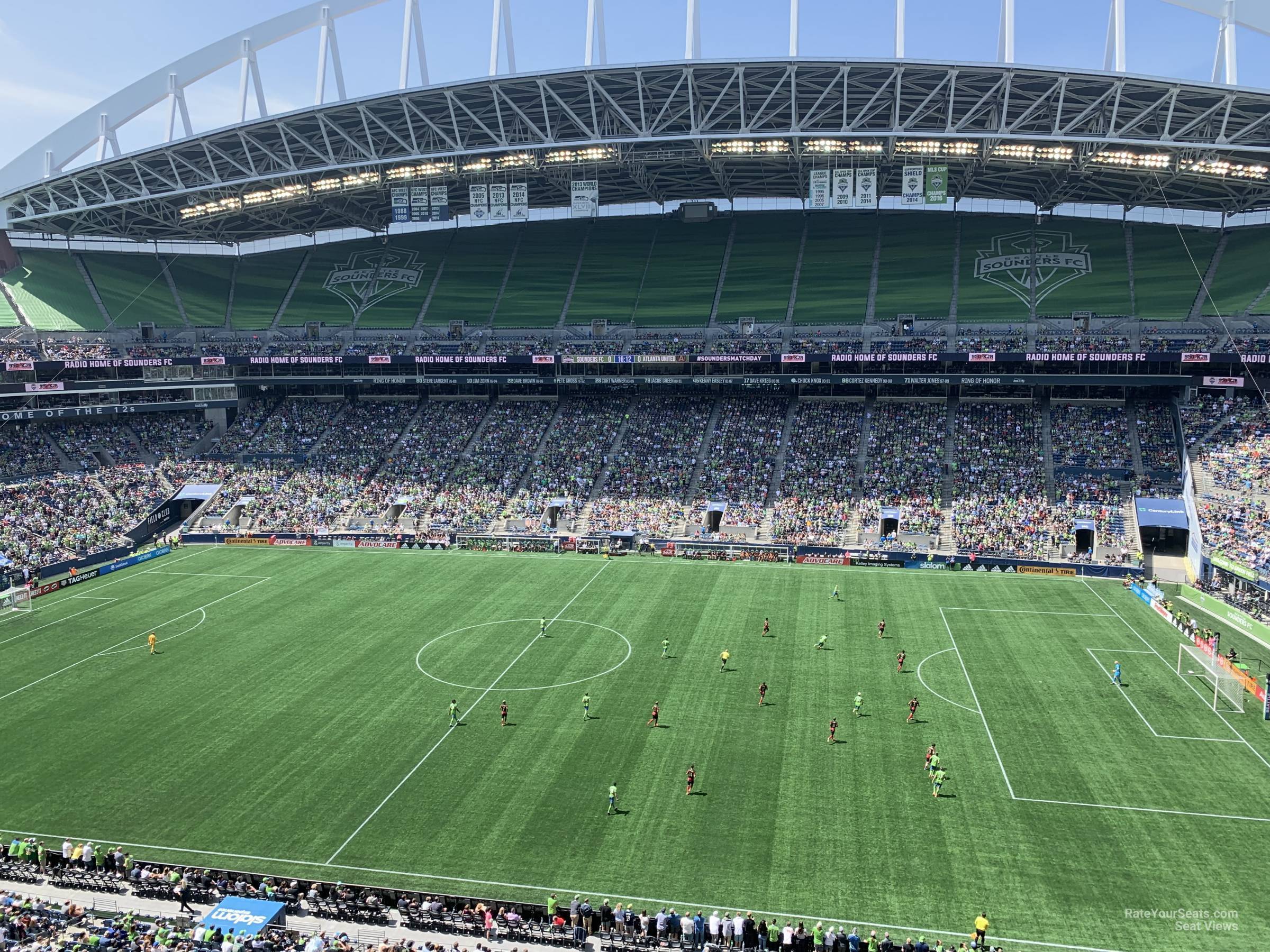 section 307, row e seat view  for soccer - lumen field