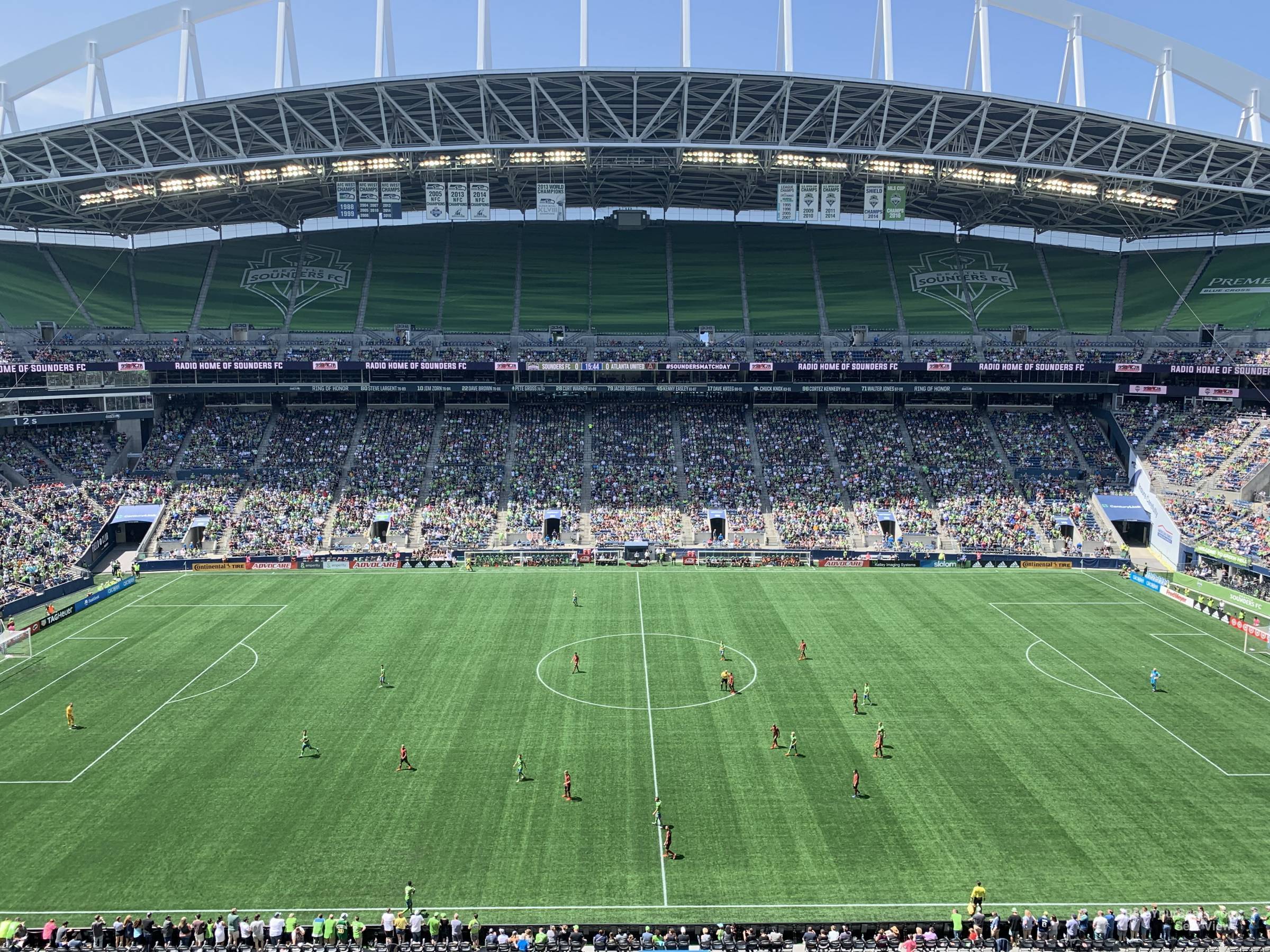 section 309, row e seat view  for soccer - lumen field