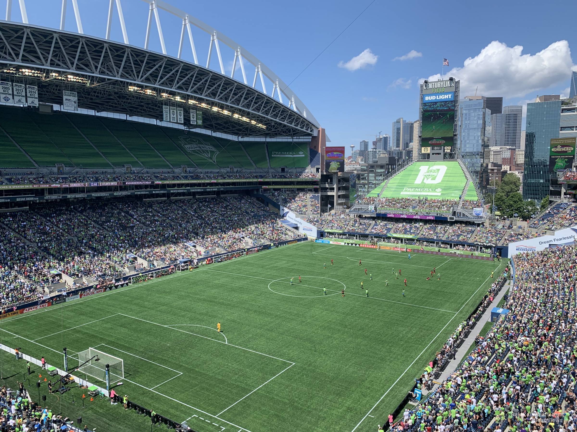 section 317, row e seat view  for soccer - lumen field