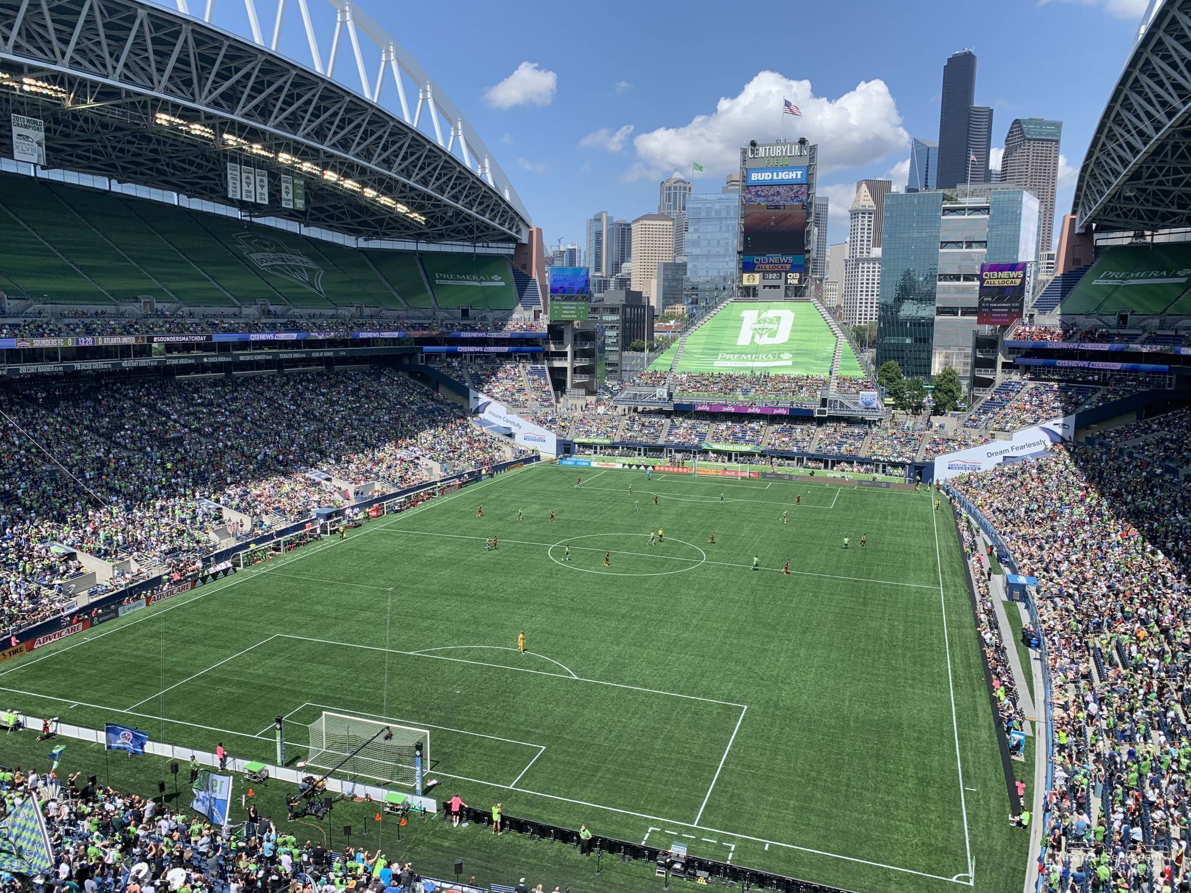 section 319, row e seat view  for soccer - lumen field