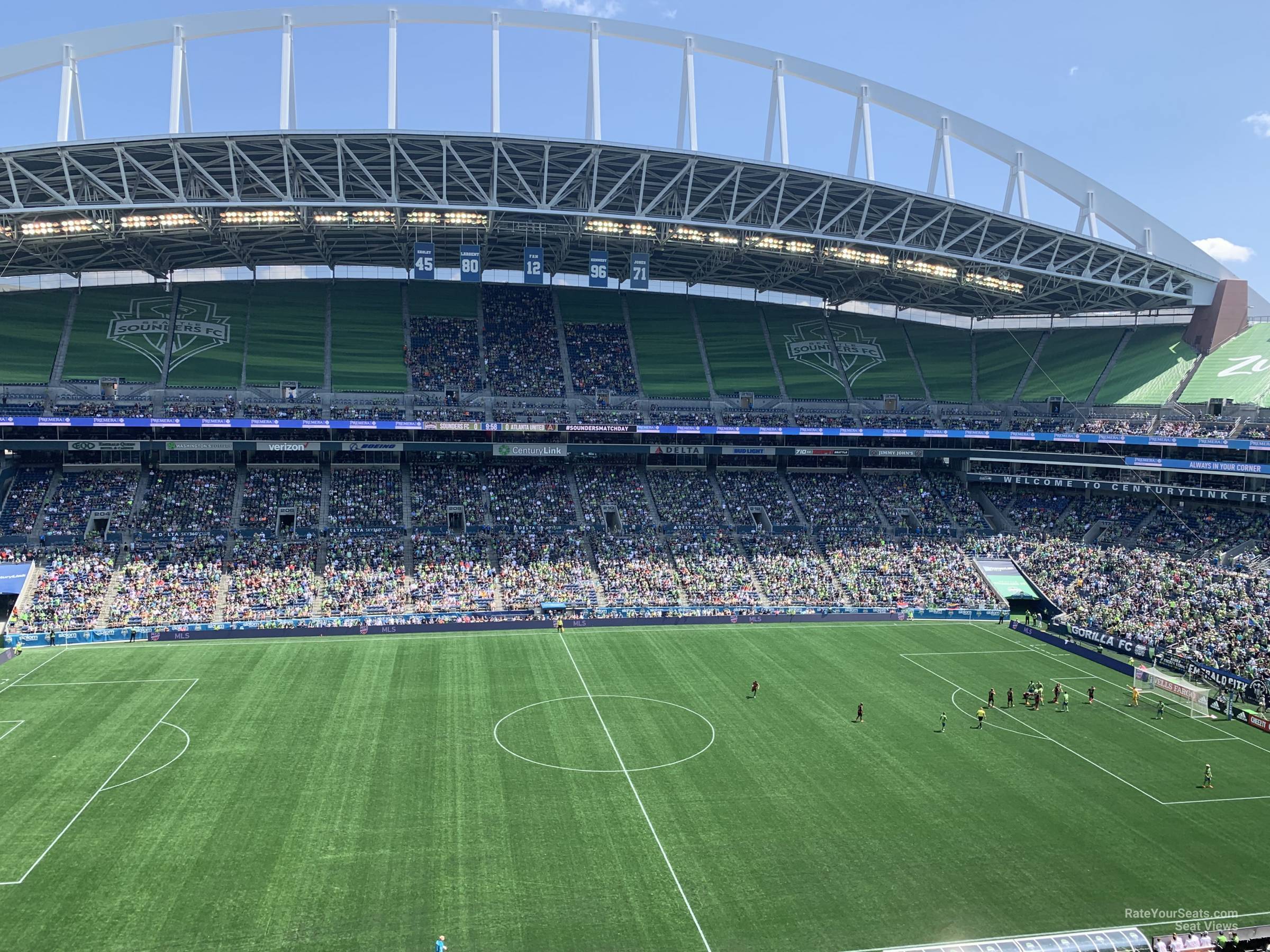 section 336, row e seat view  for soccer - lumen field