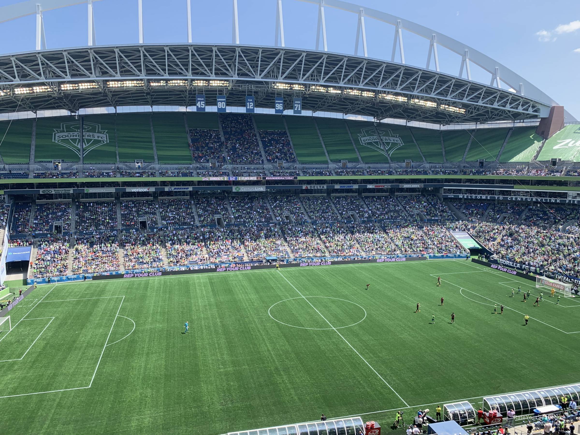 section 337, row e seat view  for soccer - lumen field