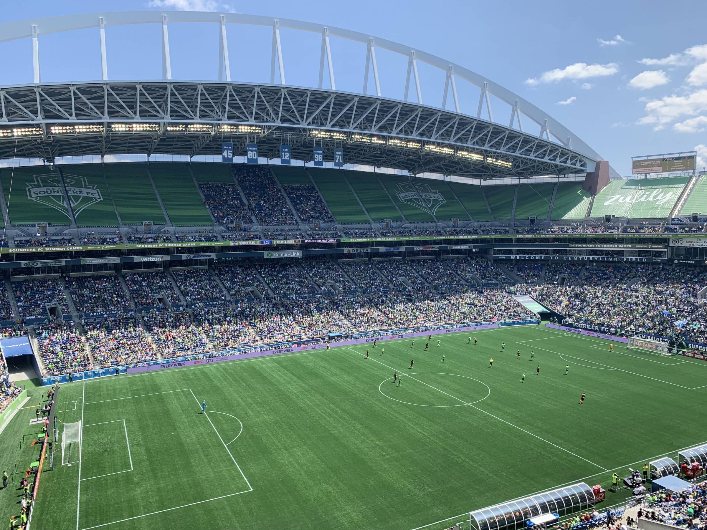 section 339, row e seat view  for soccer - lumen field