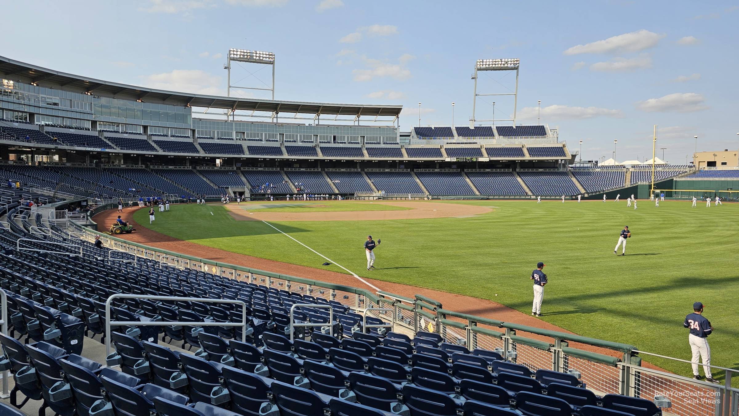 section 101, row 16 seat view - charles schwab field