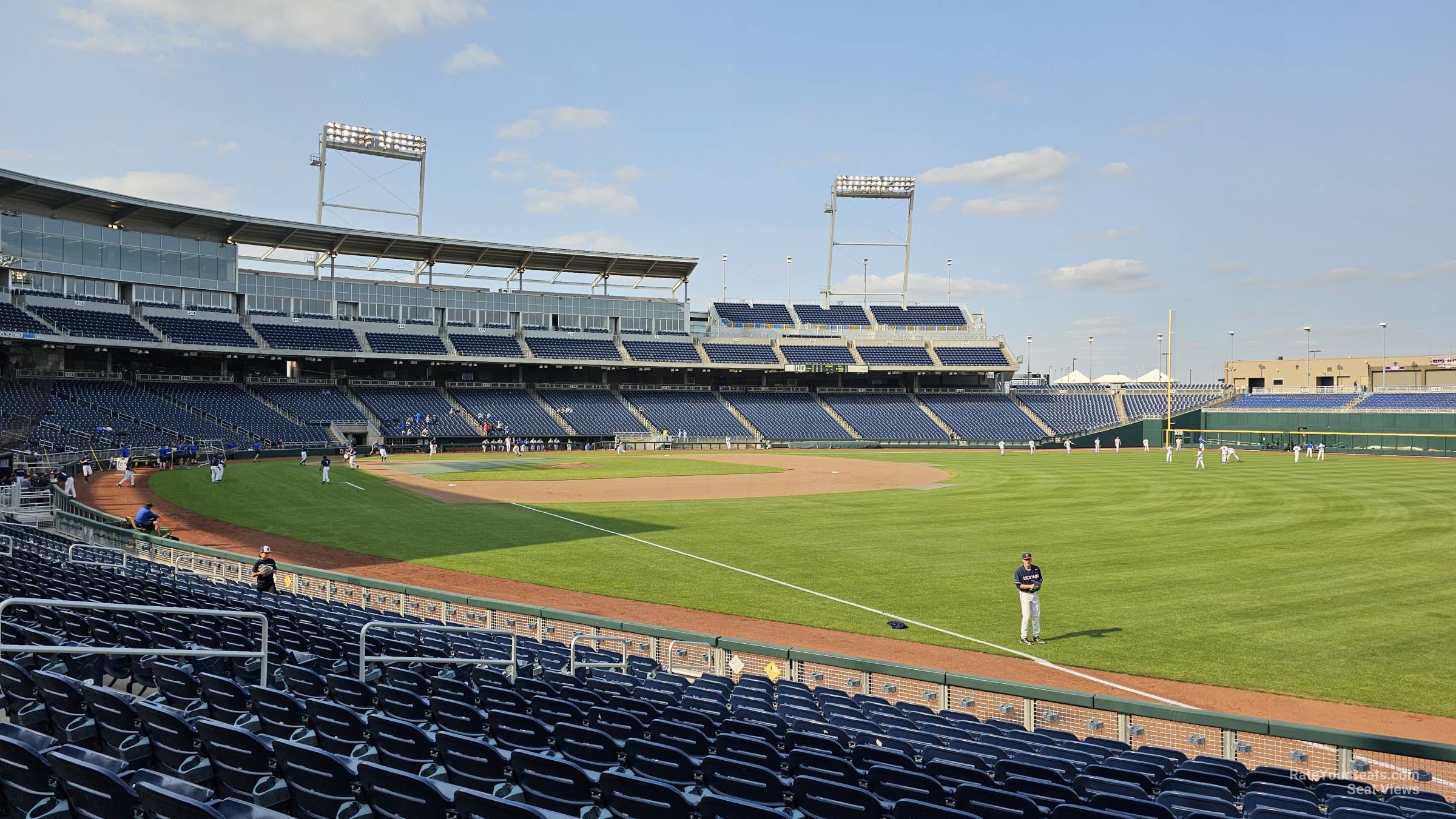section 102, row 16 seat view  - charles schwab field