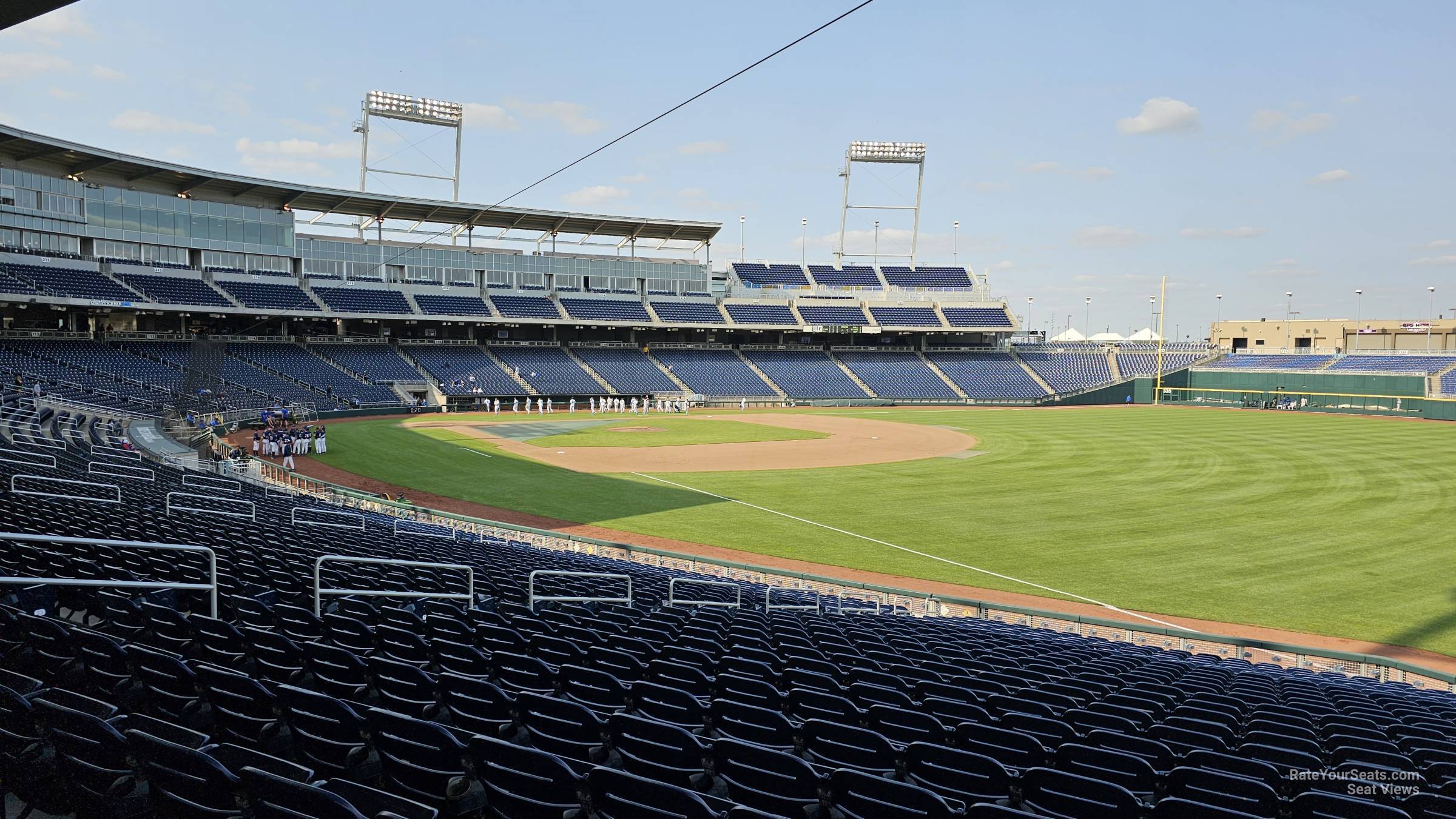 section 102, row 28 seat view  - charles schwab field