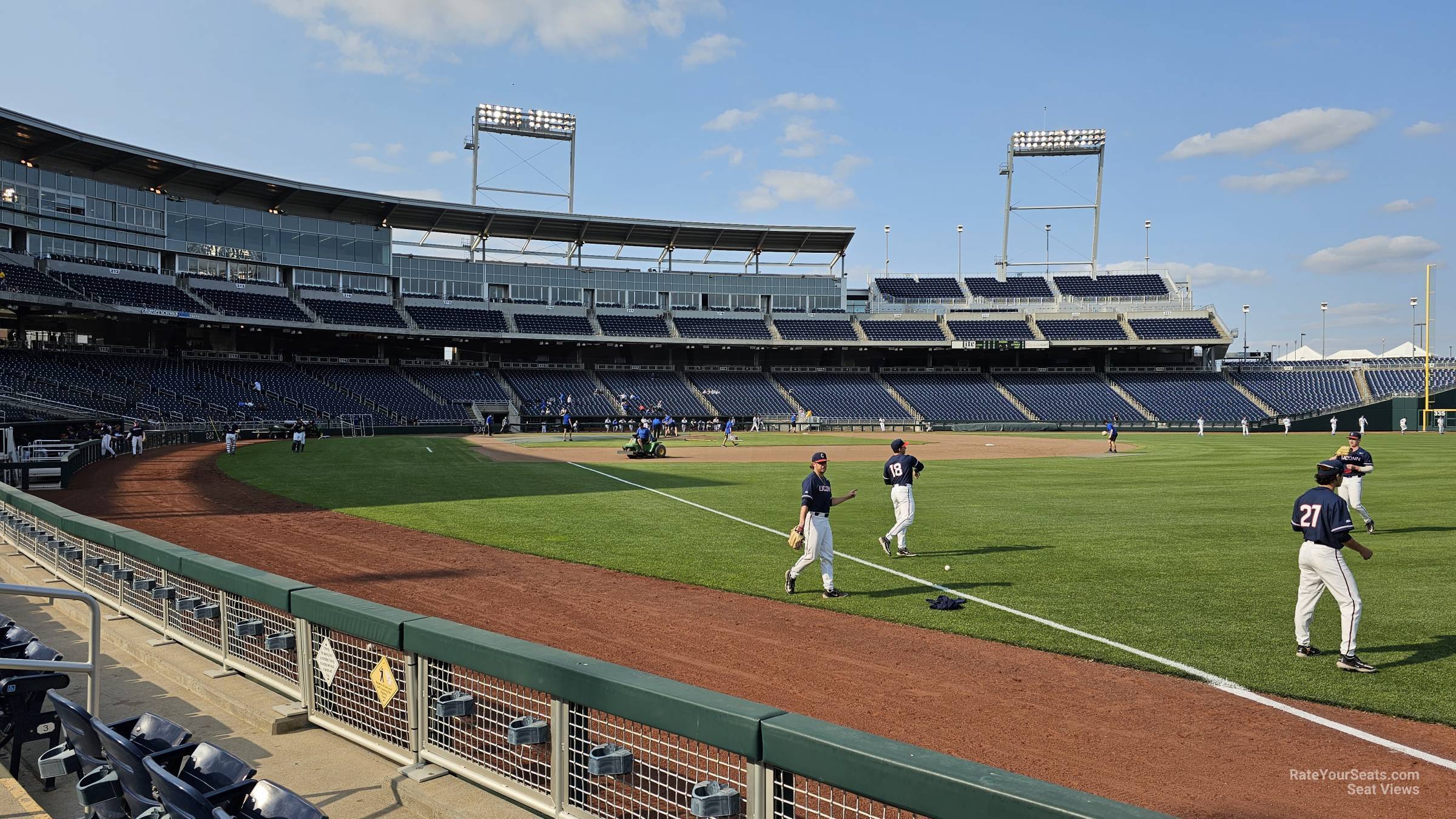 section 102, row 5 seat view  - charles schwab field