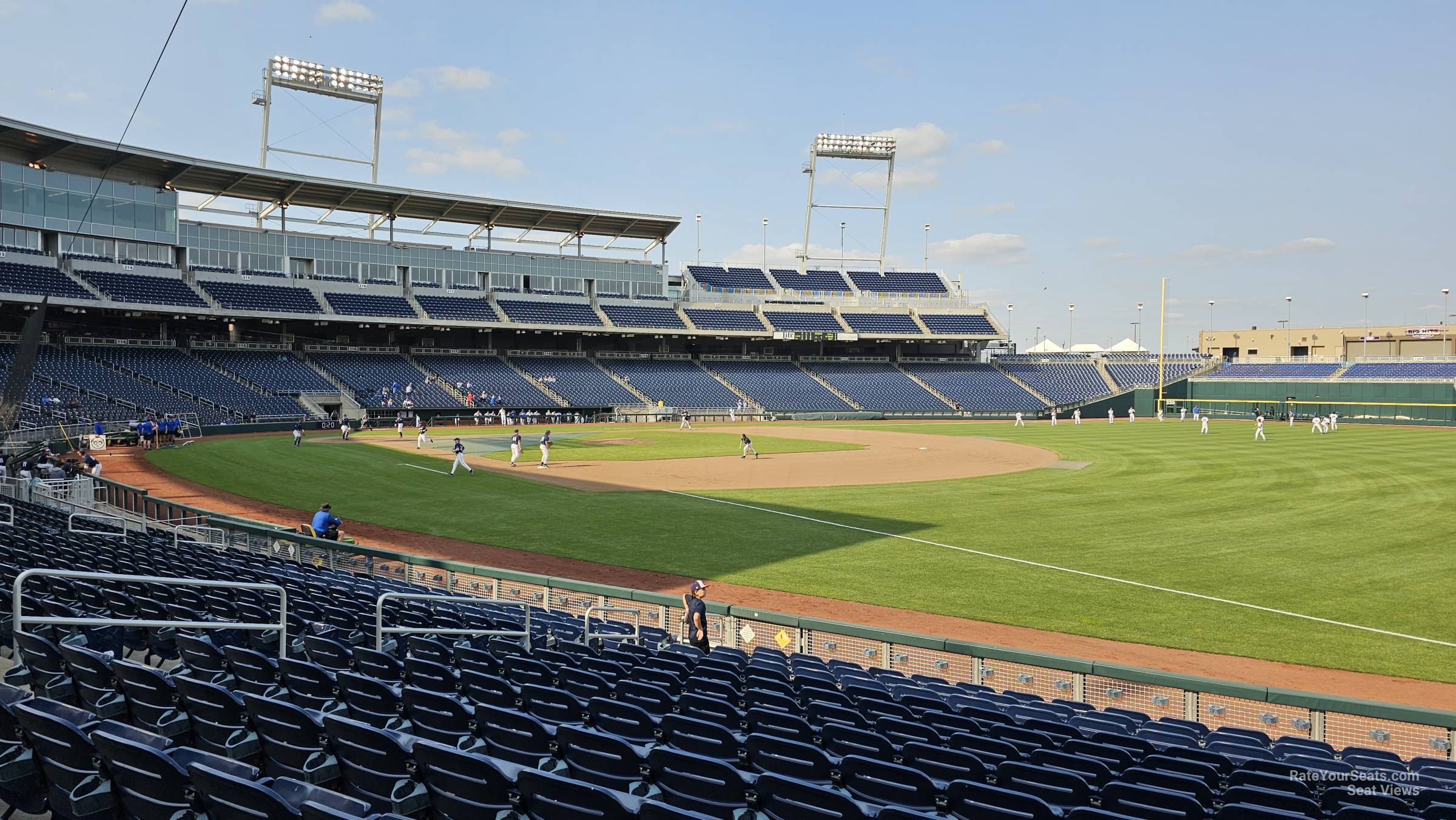 section 103, row 16 seat view  - charles schwab field