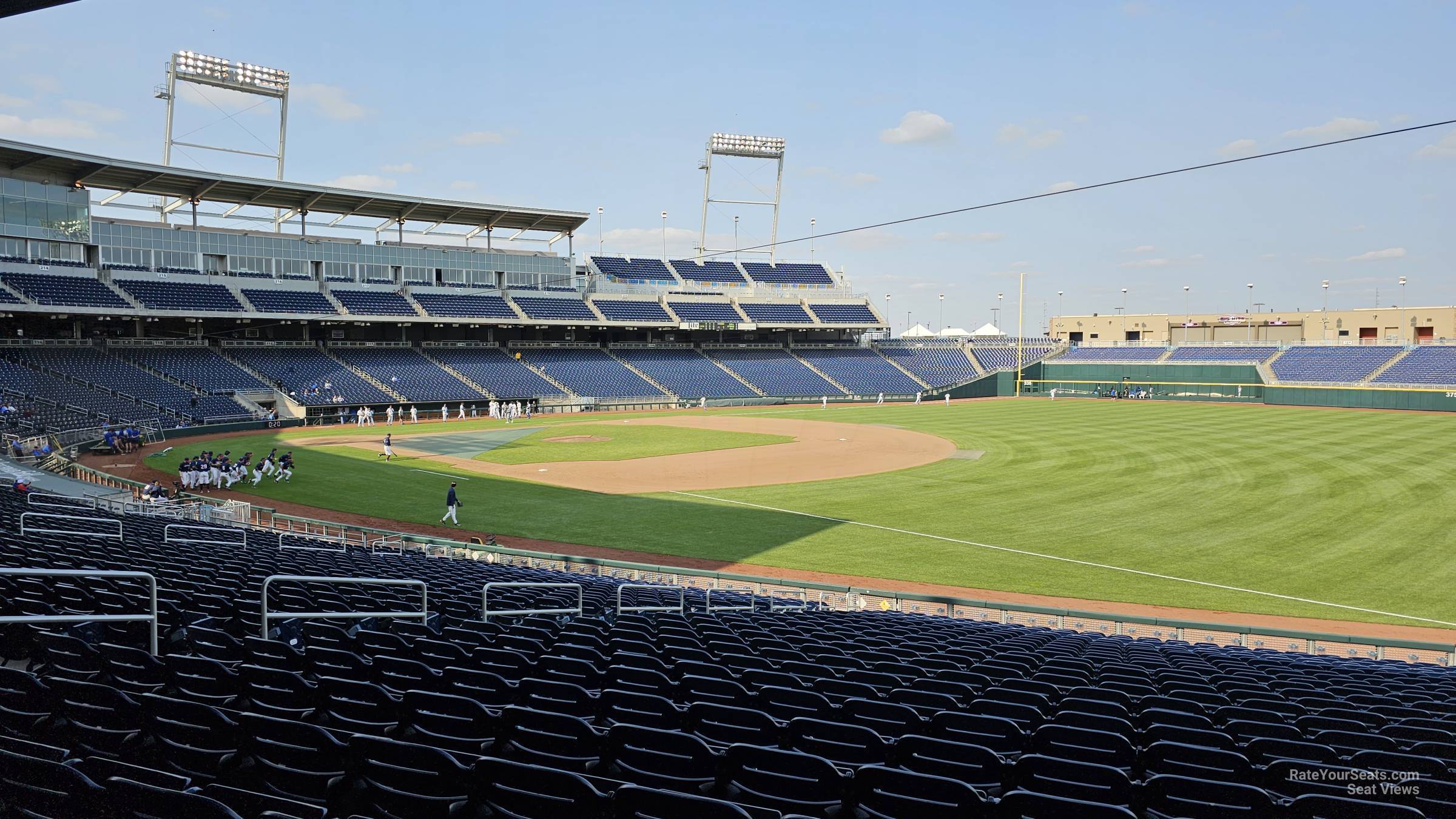 section 103, row 28 seat view  - charles schwab field