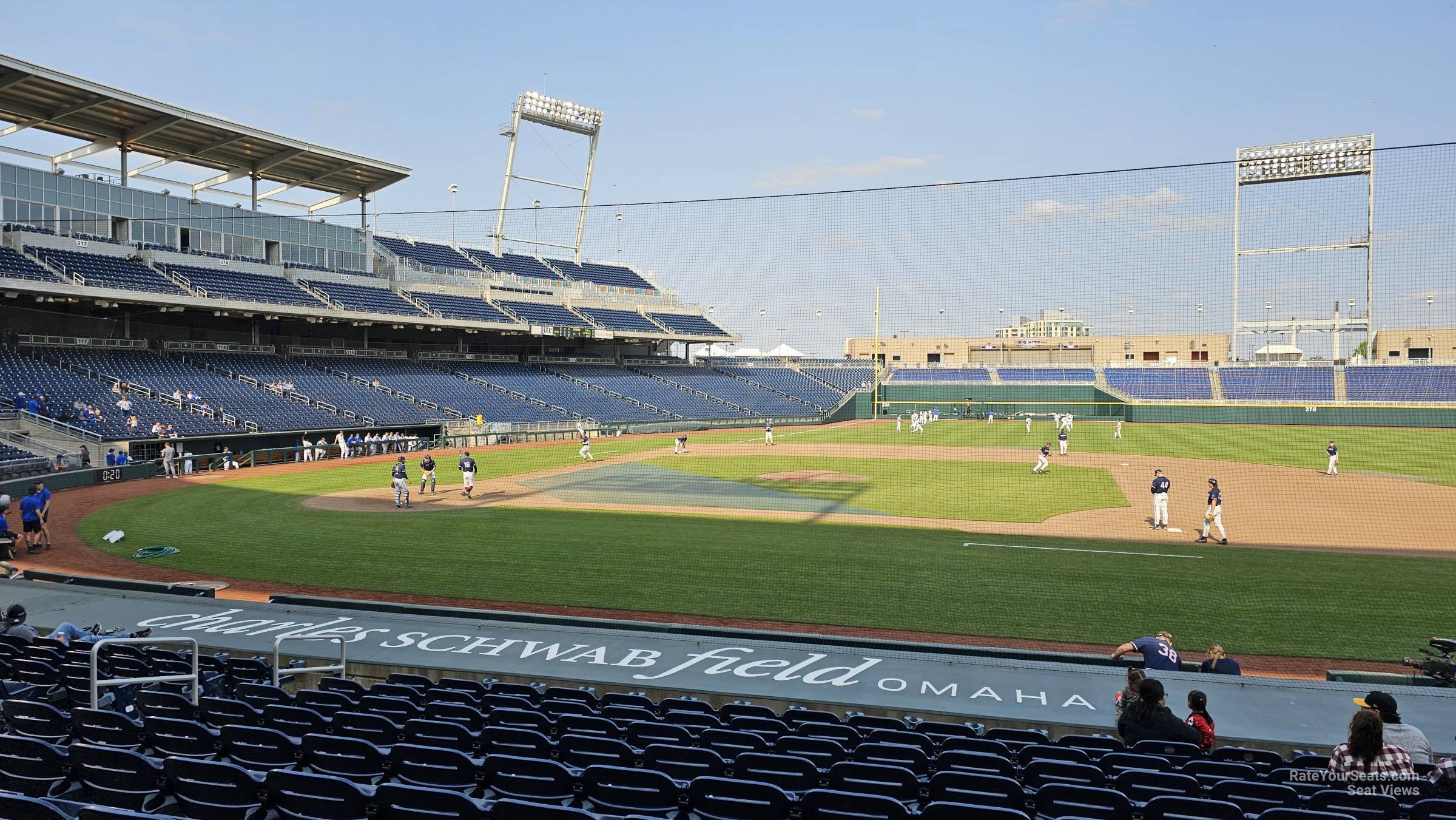 section 107, row 16 seat view  - charles schwab field