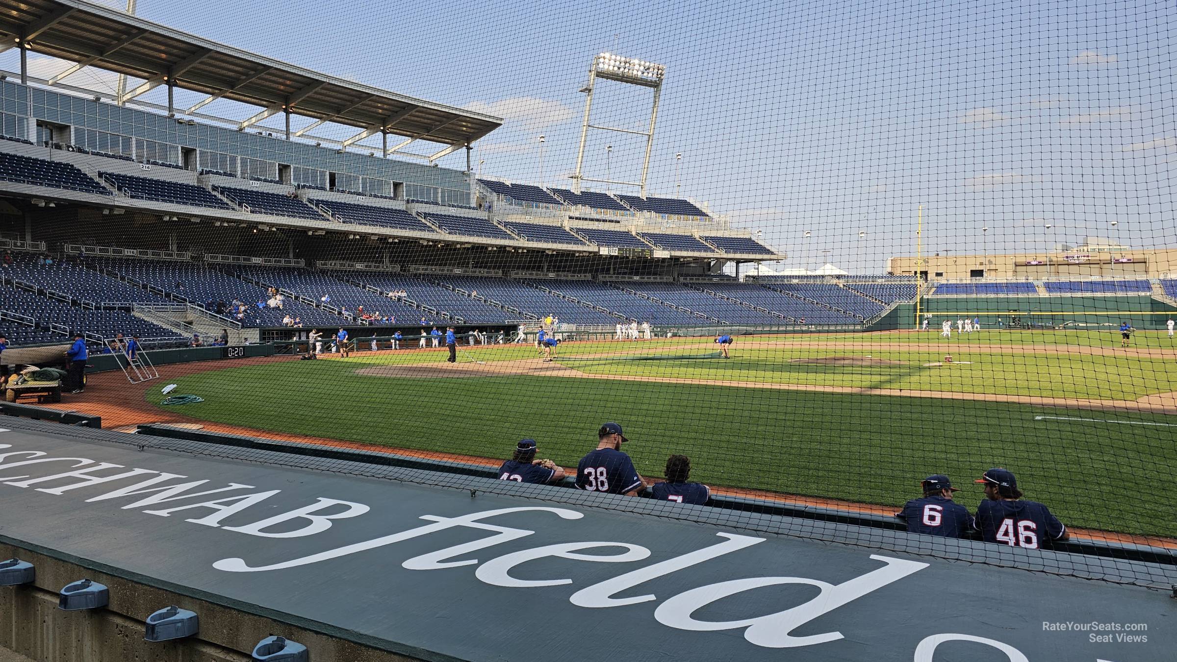 section 107, row 7 seat view - charles schwab field