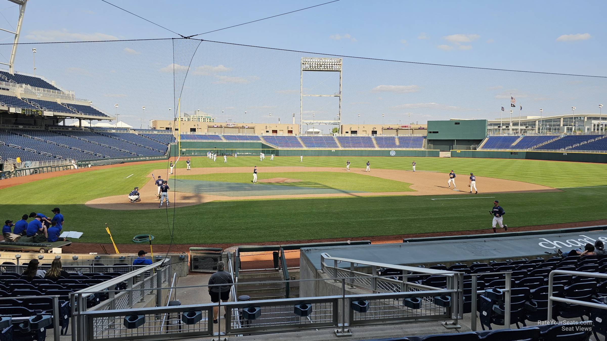 section 109, row 16 seat view - charles schwab field
