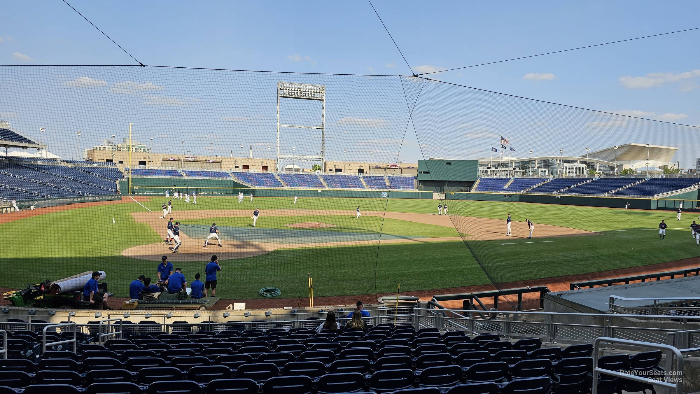 section 110, row 16 seat view - charles schwab field