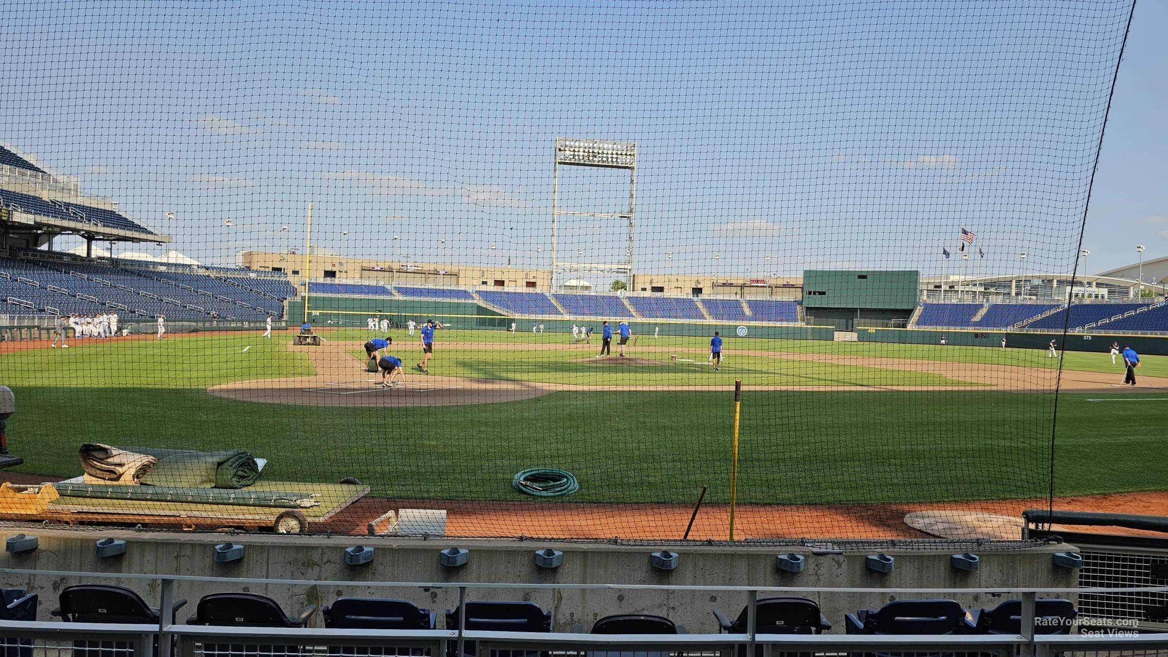 section 110, row 6 seat view  - charles schwab field