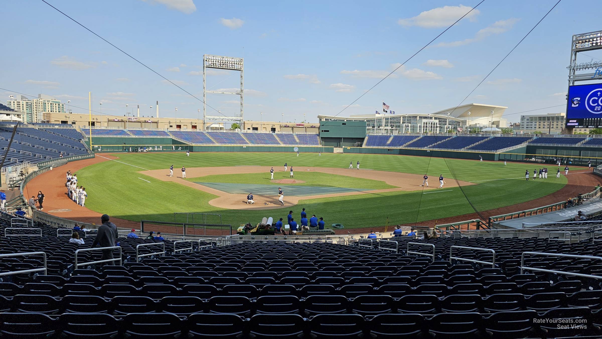 section 111, row 28 seat view - charles schwab field