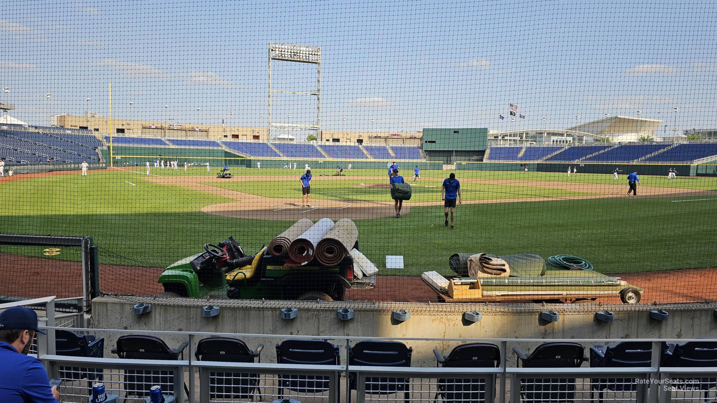 section 111, row 6 seat view  - charles schwab field