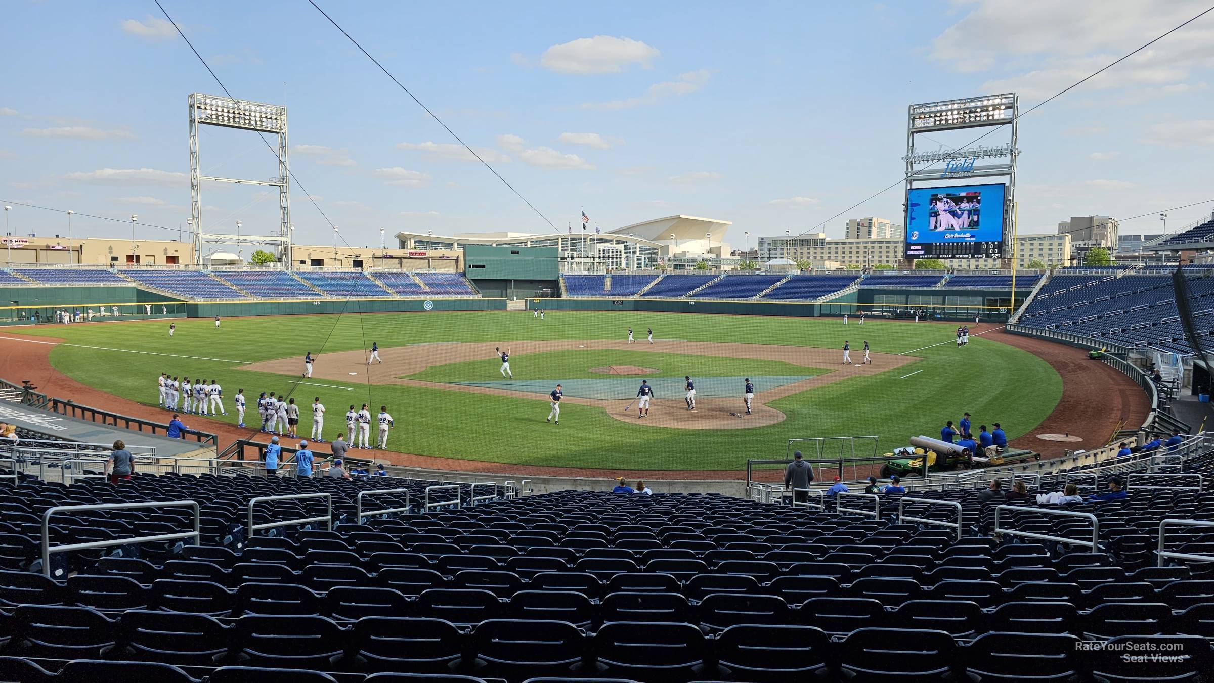 section 113, row 28 seat view  - charles schwab field