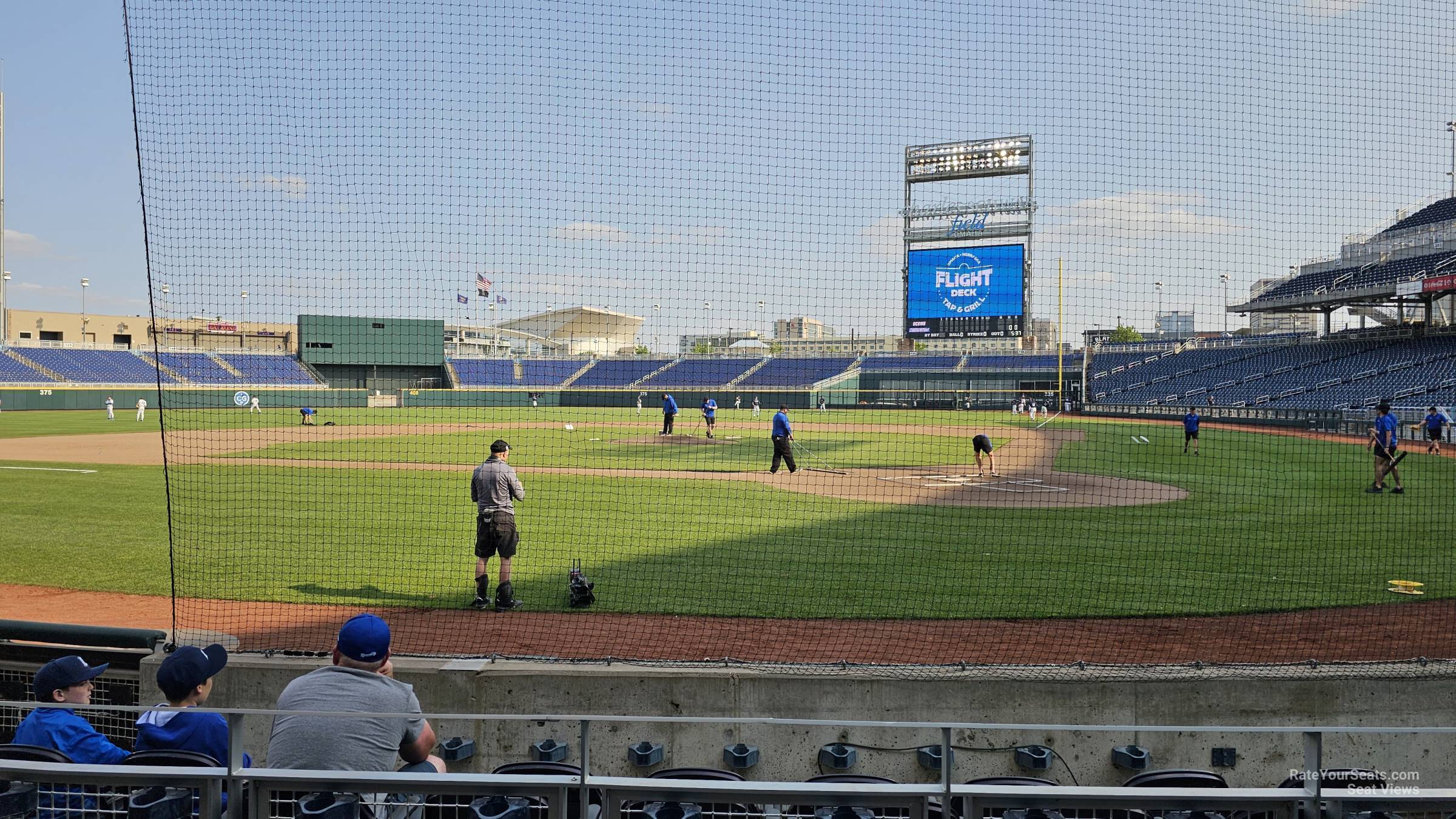 section 114, row 6 seat view  - charles schwab field