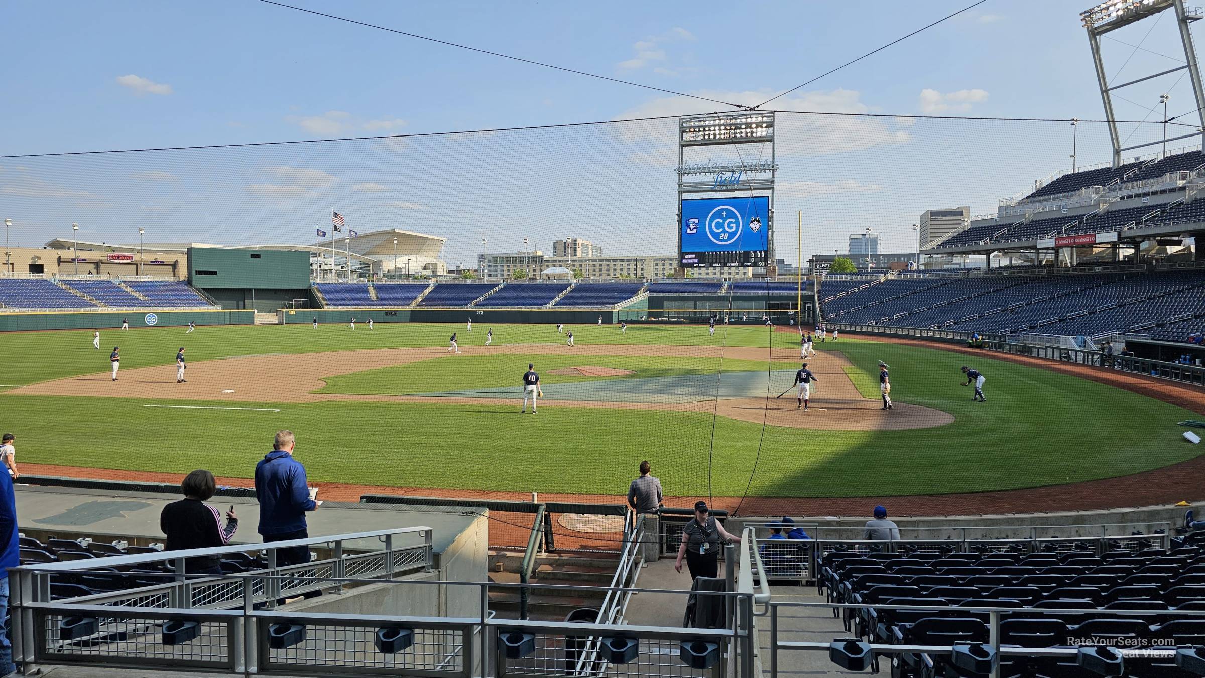 section 115, row 16 seat view  - charles schwab field