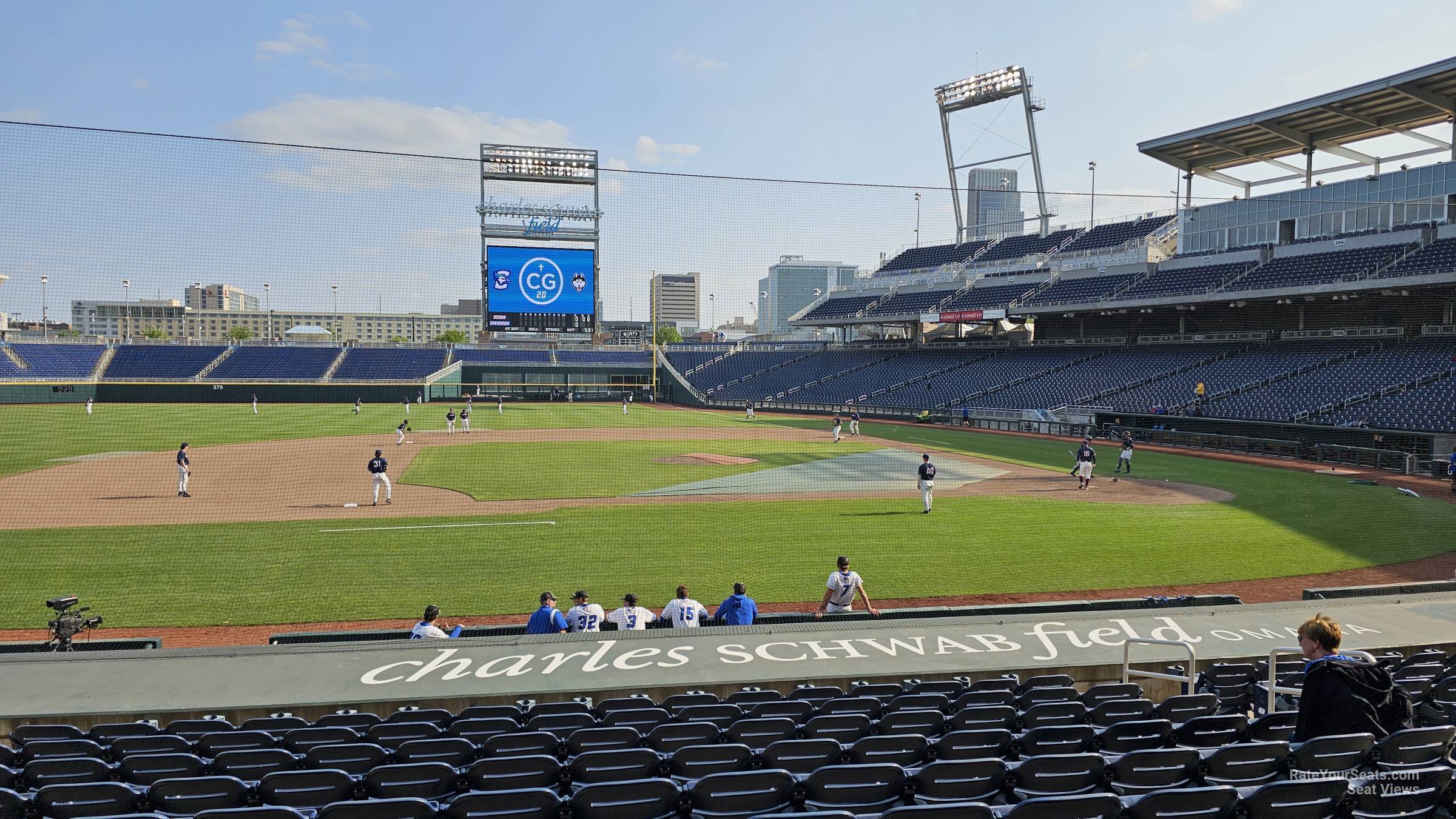 section 117, row 16 seat view - charles schwab field