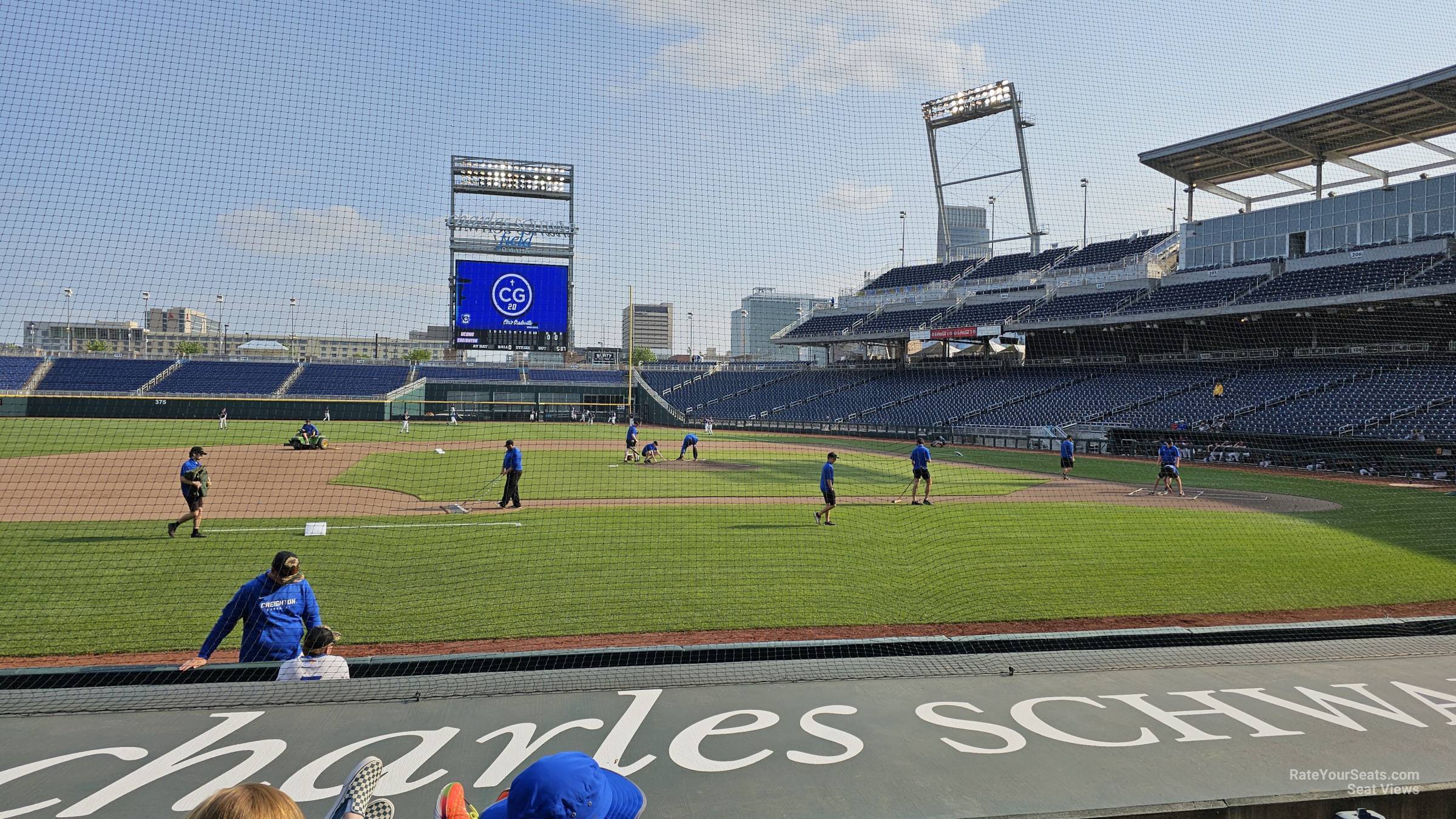 section 117, row 9 seat view - charles schwab field