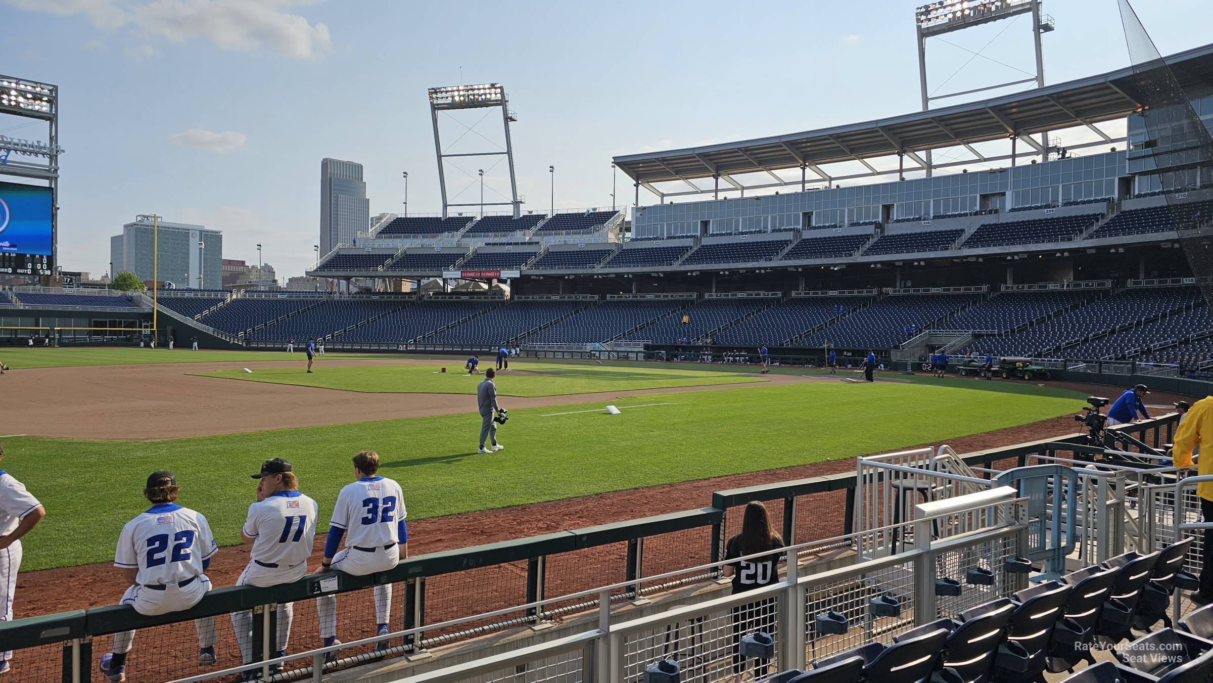 section 119, row 7 seat view - charles schwab field