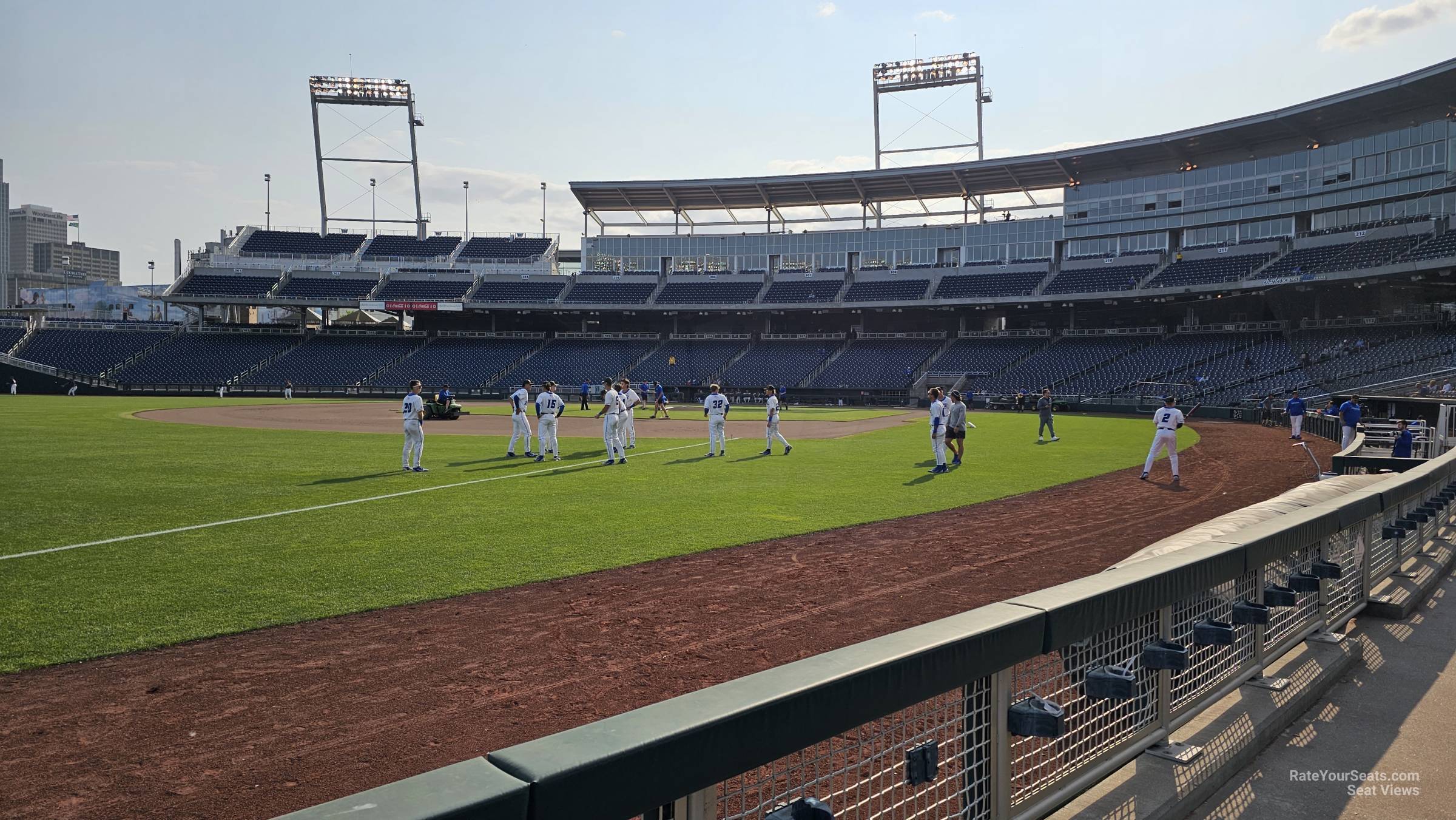 section 121, row 4 seat view  - charles schwab field