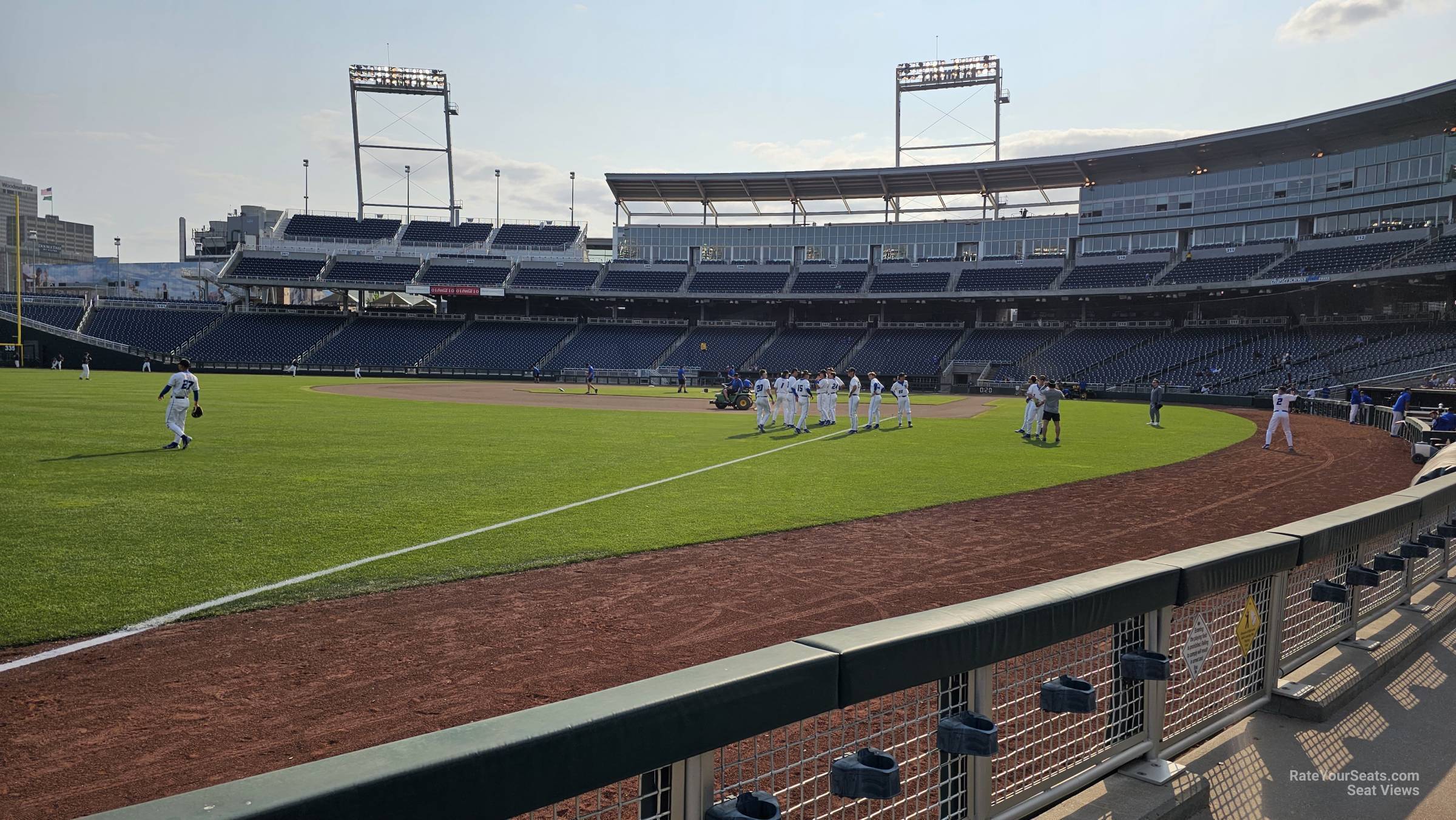 section 122, row 4 seat view  - charles schwab field