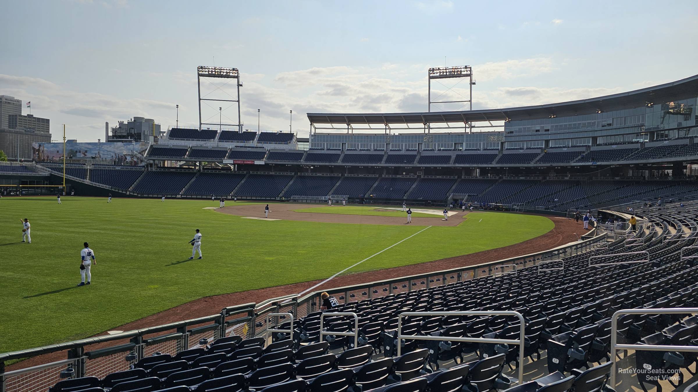 section 123, row 16 seat view  - charles schwab field