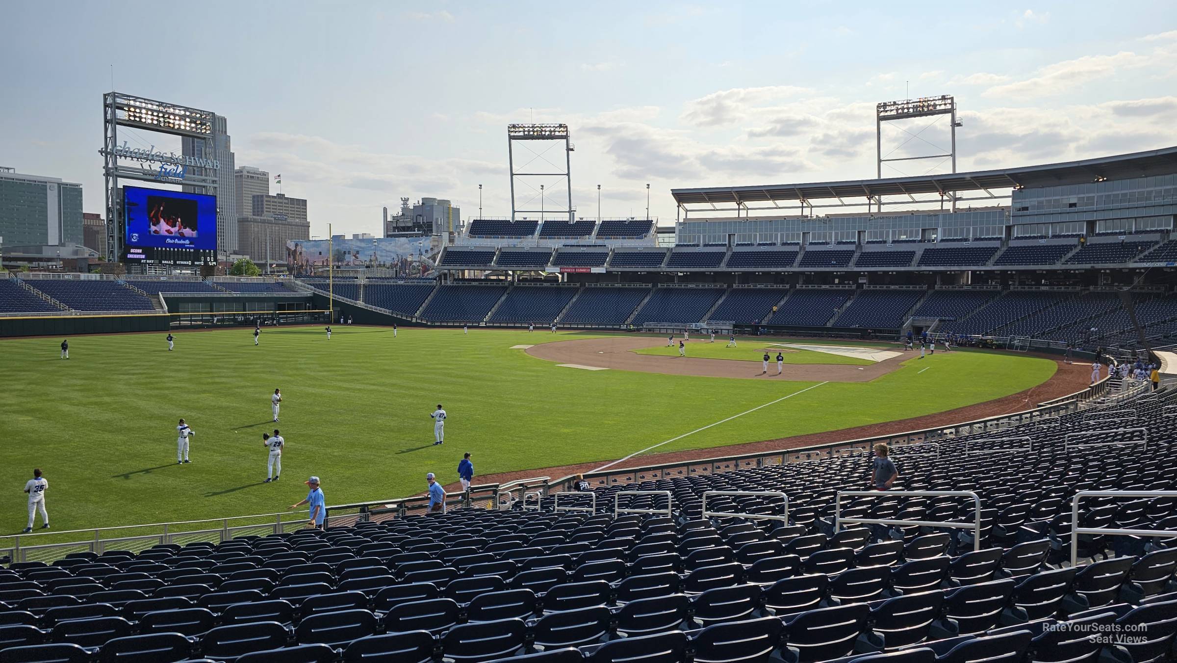 section 123, row 28 seat view  - charles schwab field